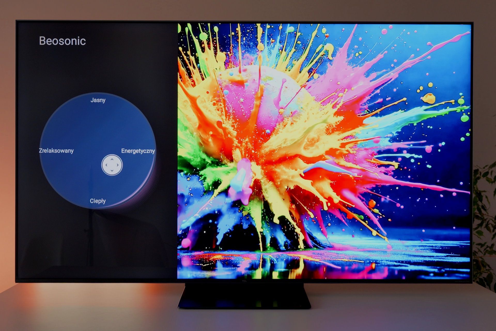 TCL 65C7K Premium QD-Mini LED - ustawienia Beosonic