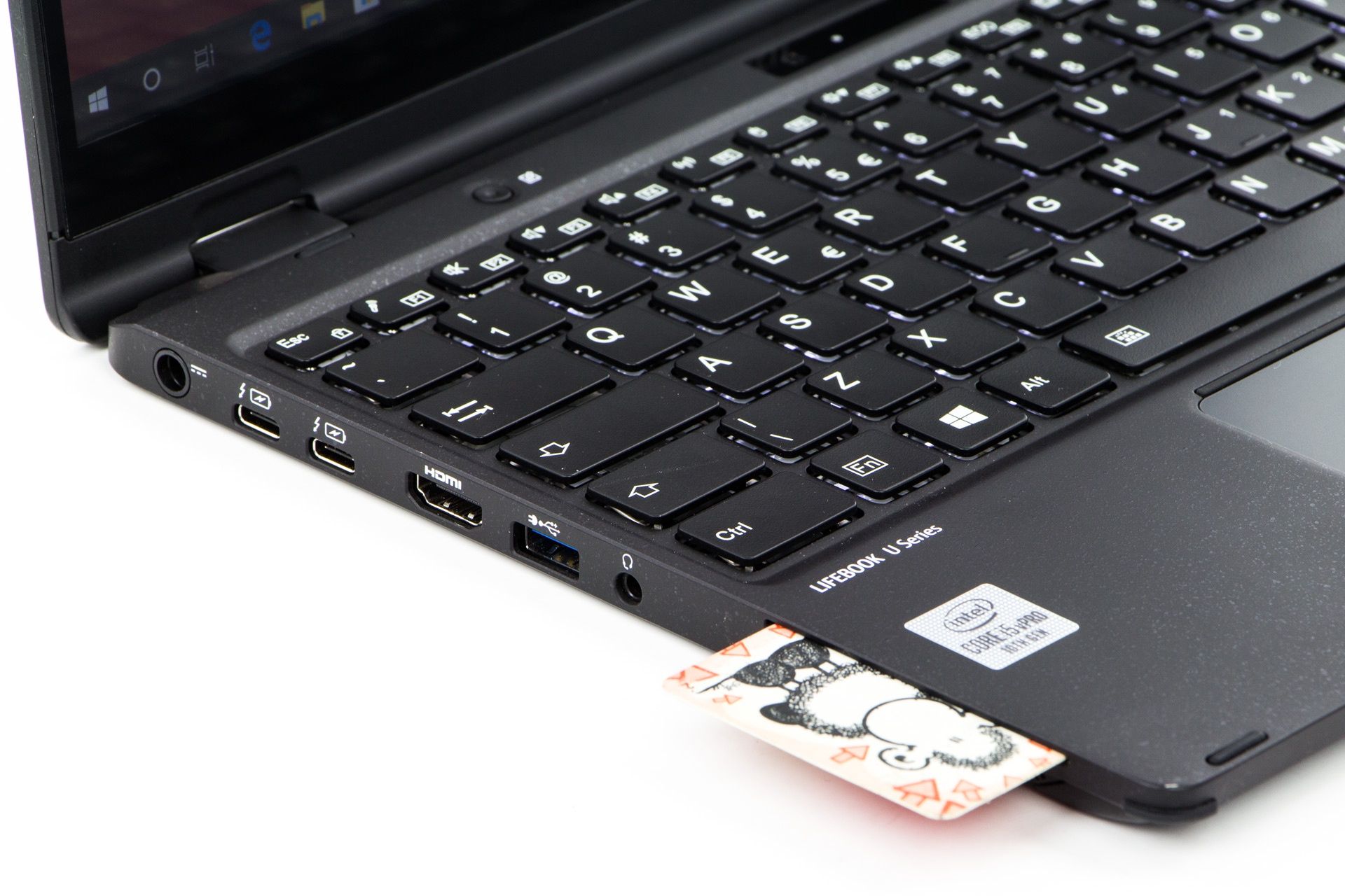 Fujitsu Lifebook U9310X - porty z lewego boku