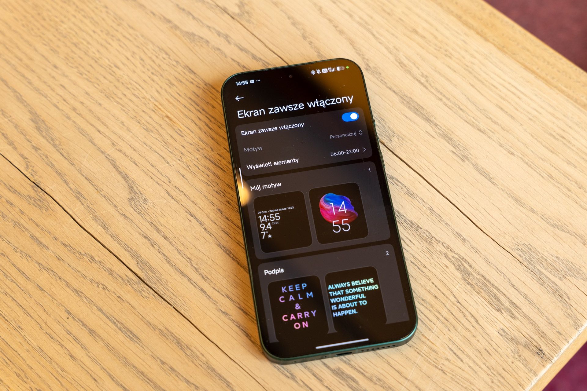 Always-On Display w Xiaomi 17 Ultra