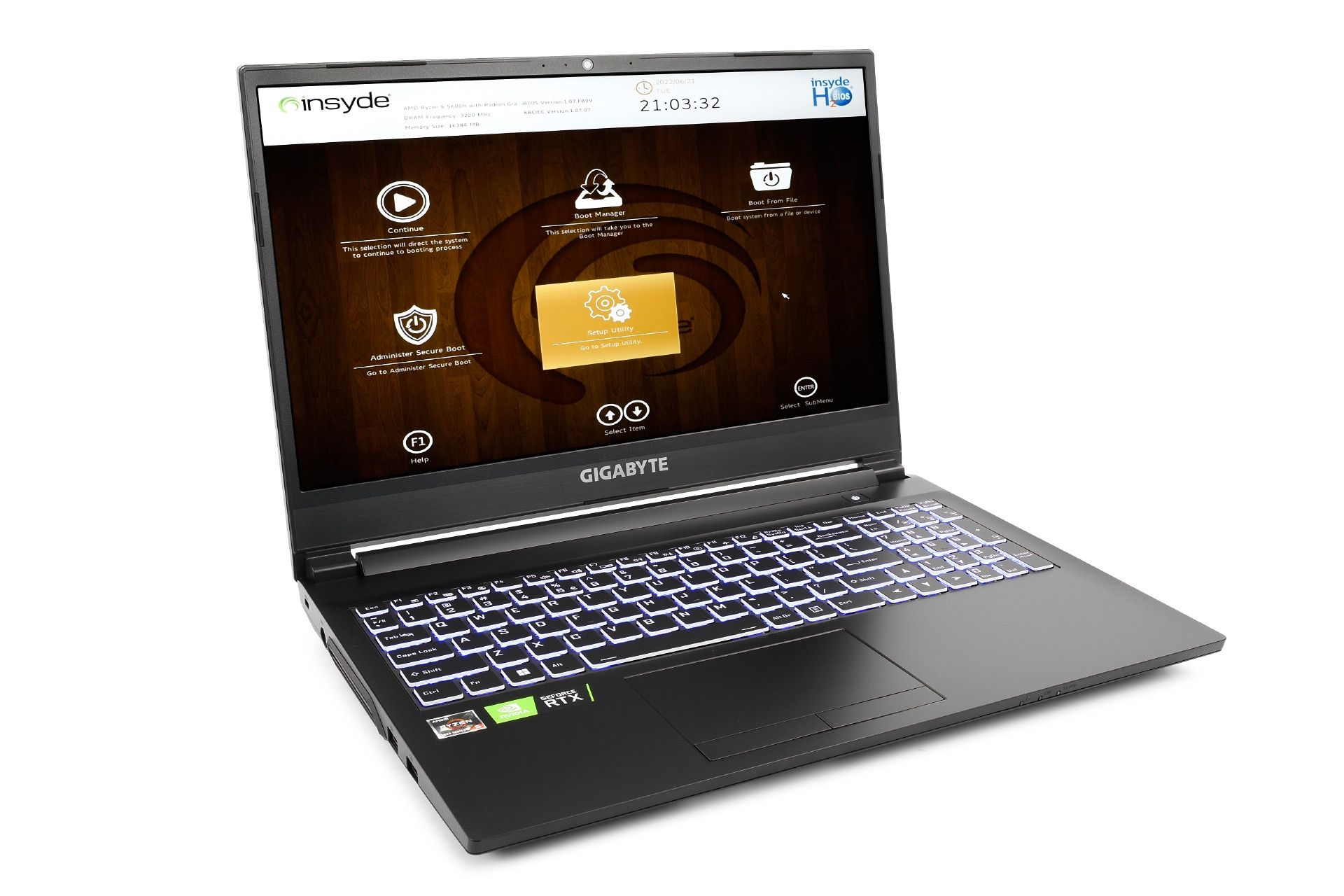 Gigabyte A5 K1 - z półprofilu