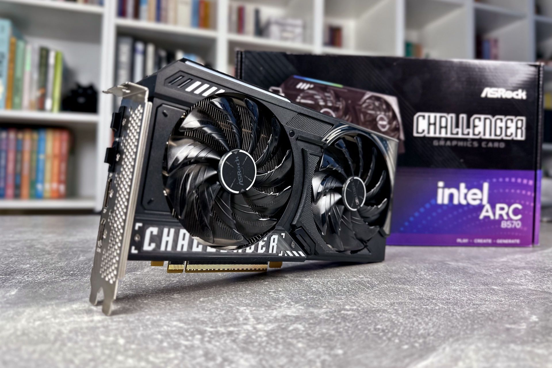AsRock Arc B570 Challenger 10GB OC - karta wyszła z kartonu