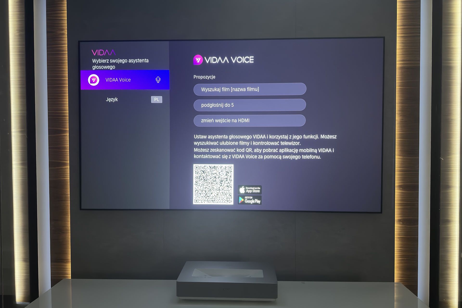 Hisense Laser TV 4K 100L5H - VIDAA Voice