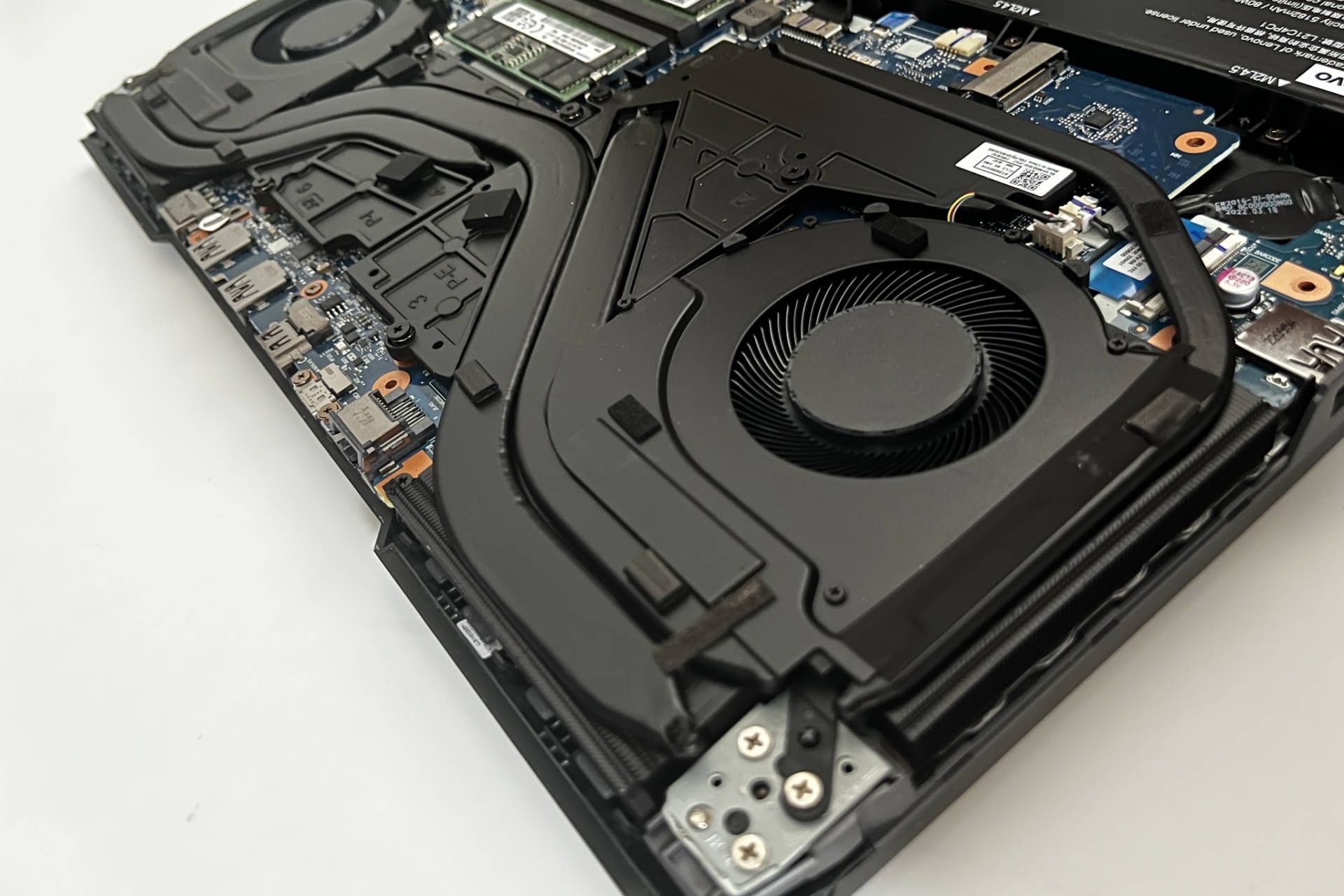 Lenovo Legion 5 Pro - chłodzenie