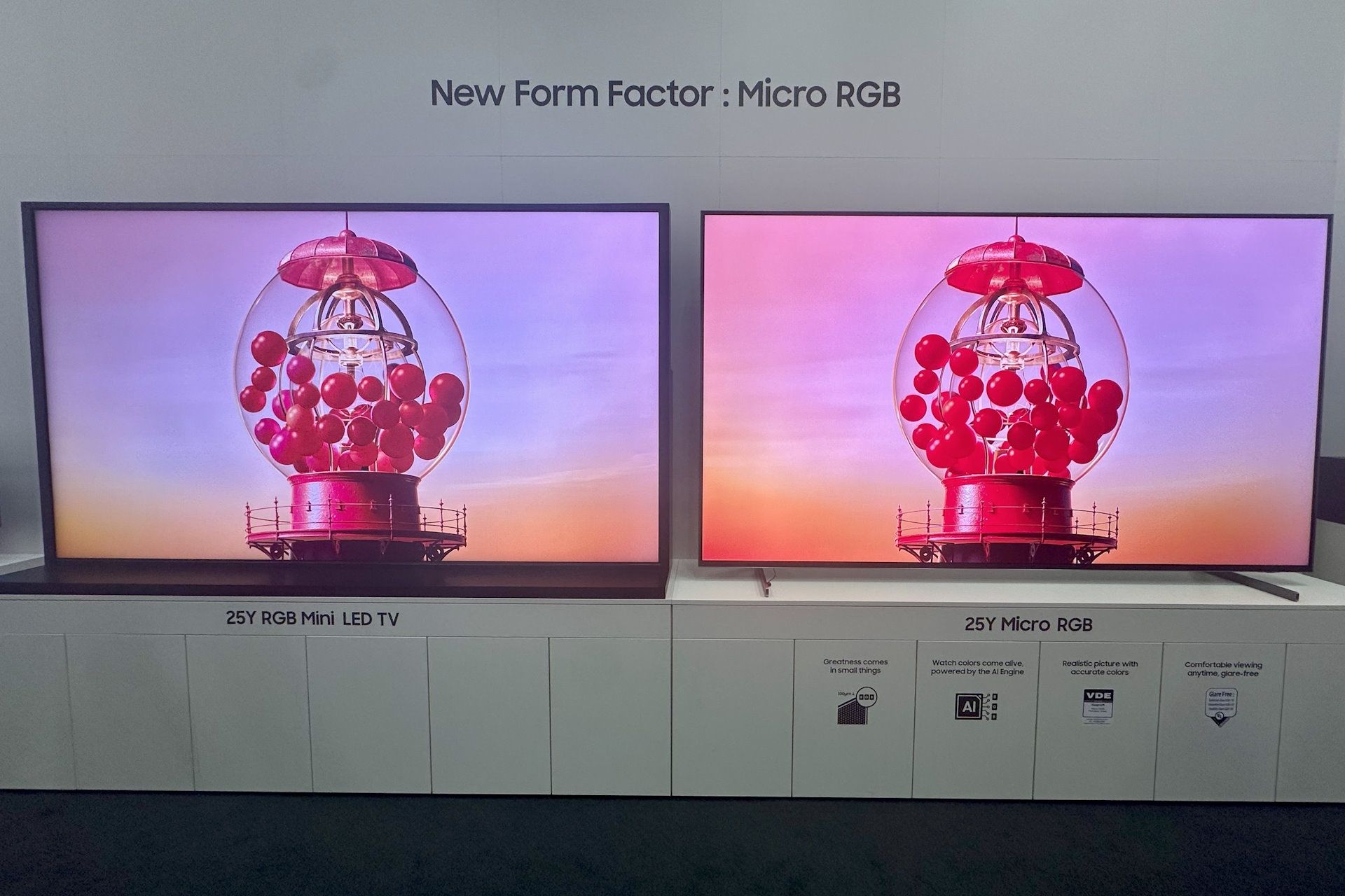 Samsung na IFA 2025 - porównanie do RGB Mini LED