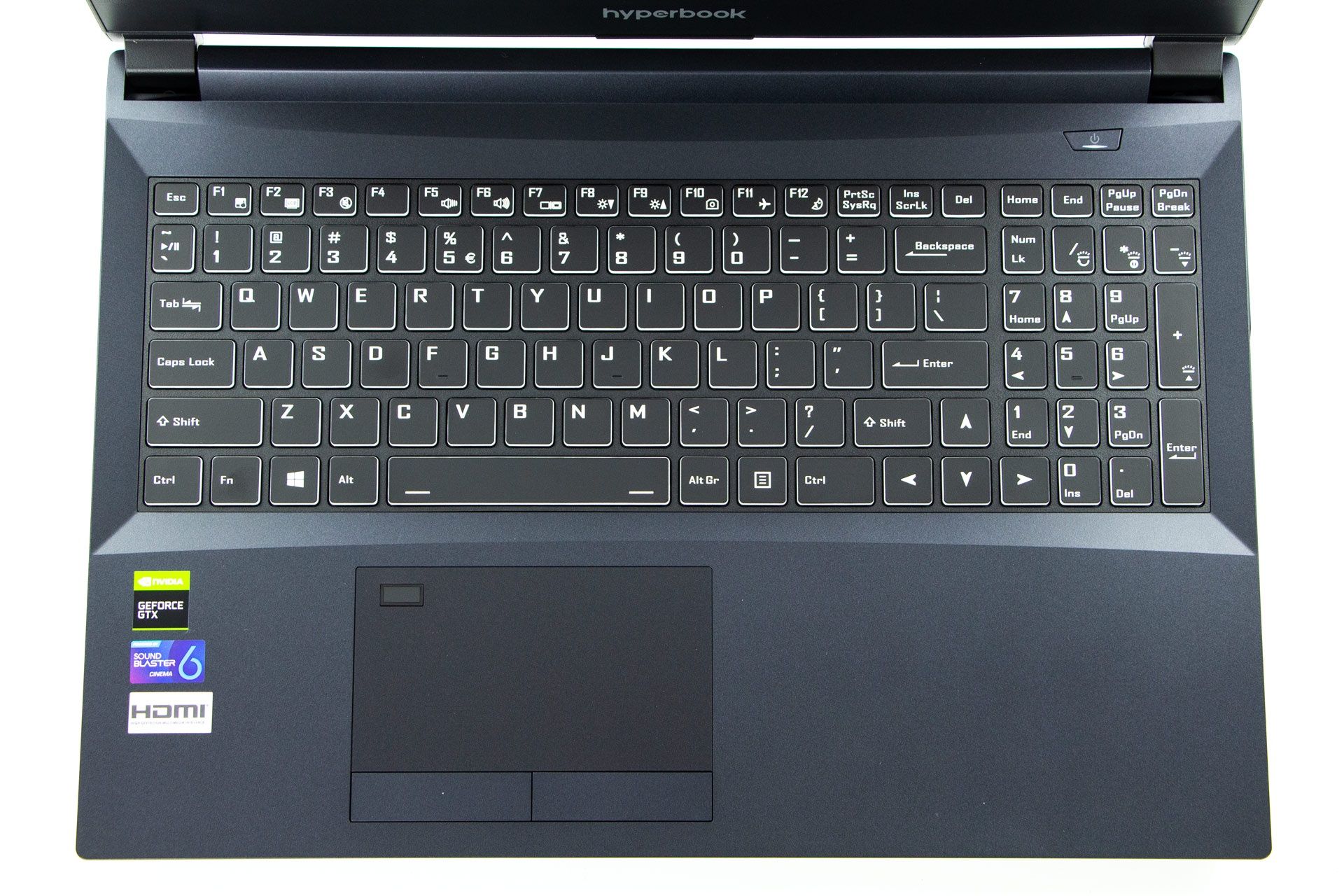 Hyperbook NH5 Zen - klawiatura