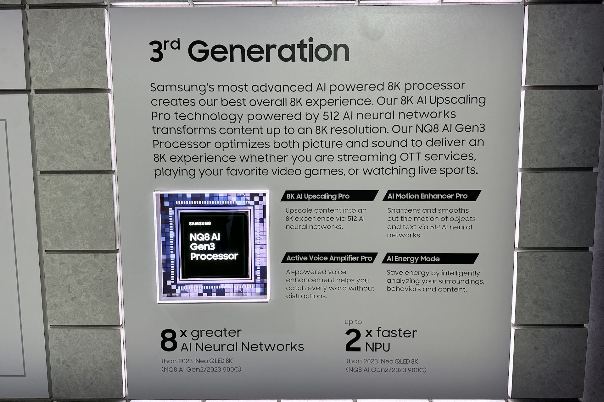 Samsung Neo QLED 8K - soc