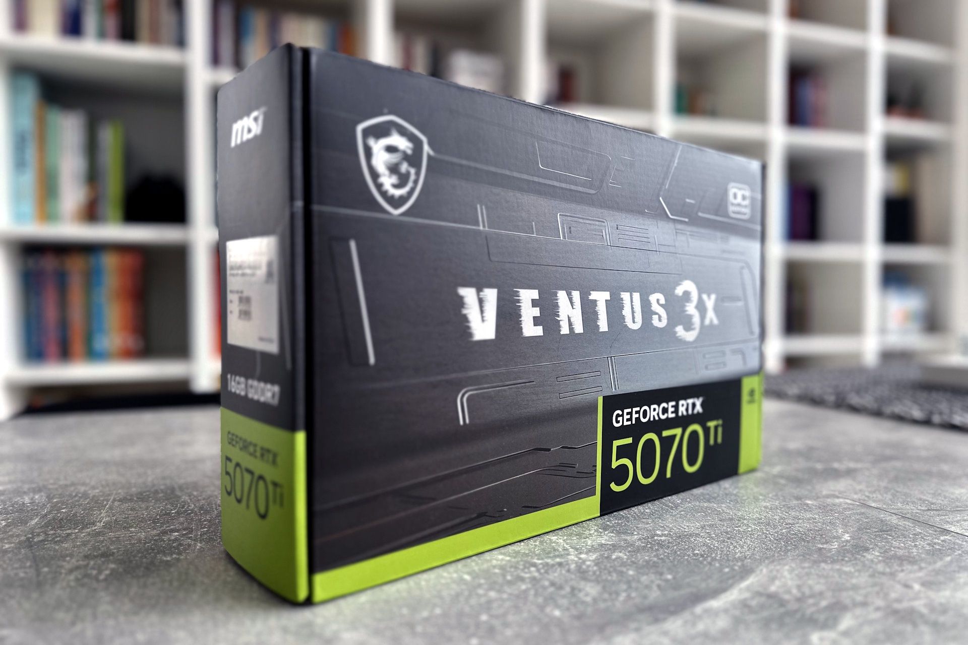 MSI GeForce RTX 5070 Ventus 3X - pudełko