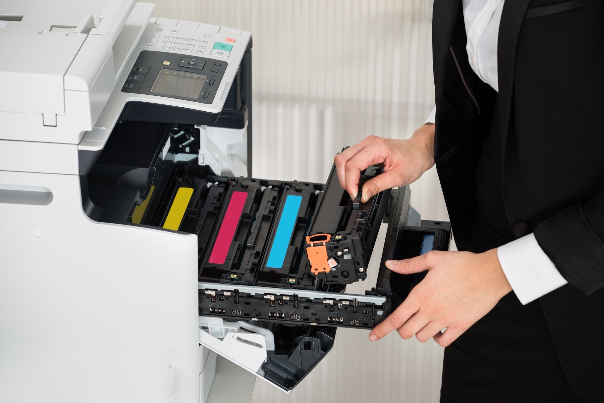 Toner z drukarki