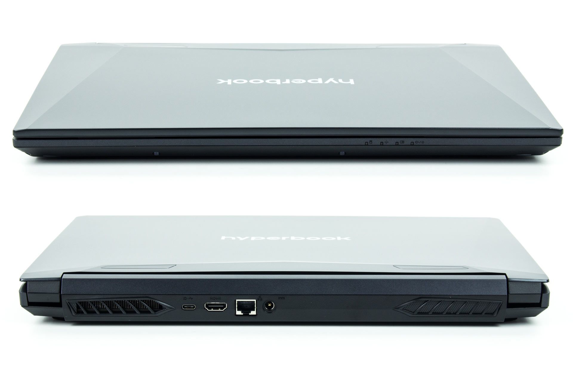 Hyperbook NH5 z RTX 3060 - przednia i tylna krawędź