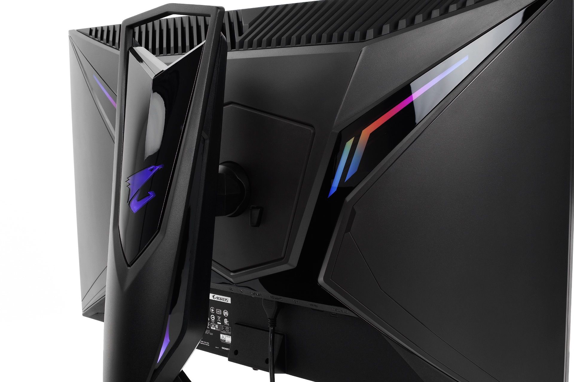 Gigabyte Aorus FI27Q-X - tył obudowy