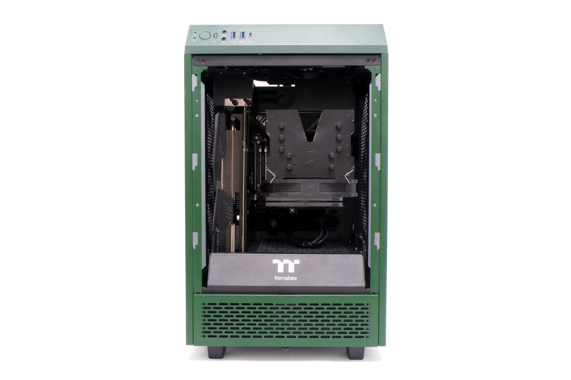 Thermaltake The Tower 100 - montaż podzespołów