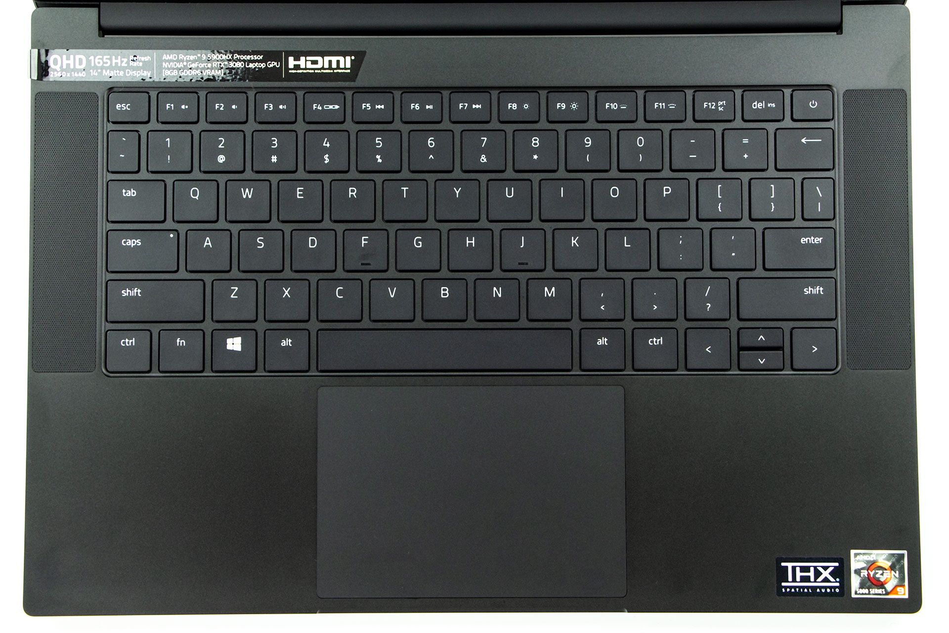Razer Blade 14 - klawiatura z góry