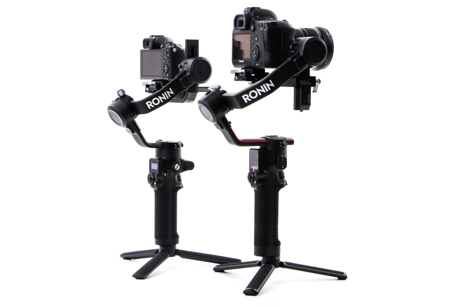 DJI Ronin RSC 2 vs DJI Ronin RS 2 - widok z boku