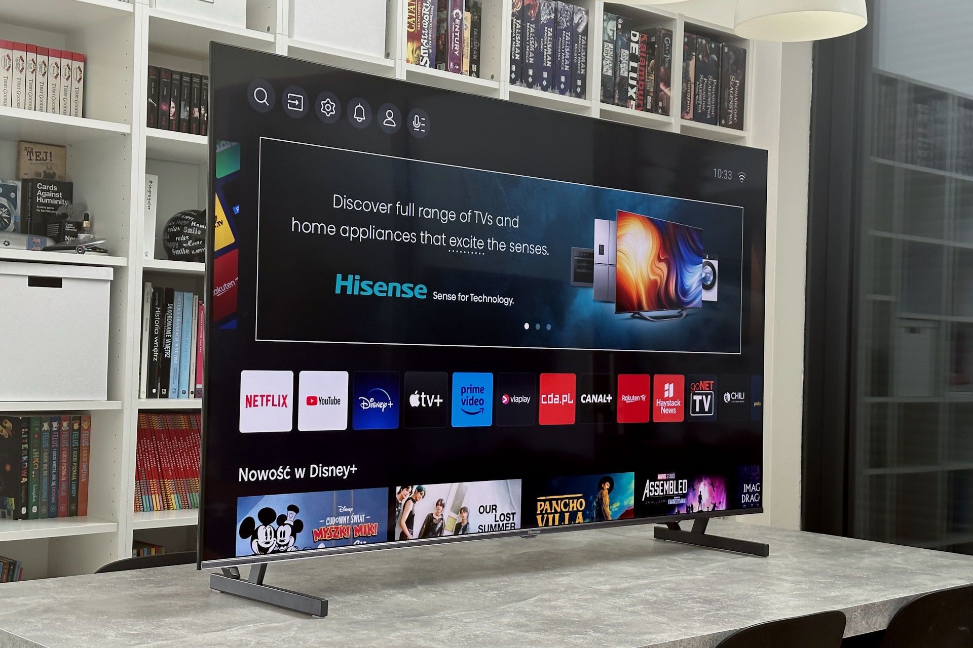 Hisense ULED 65U6KQ - vida