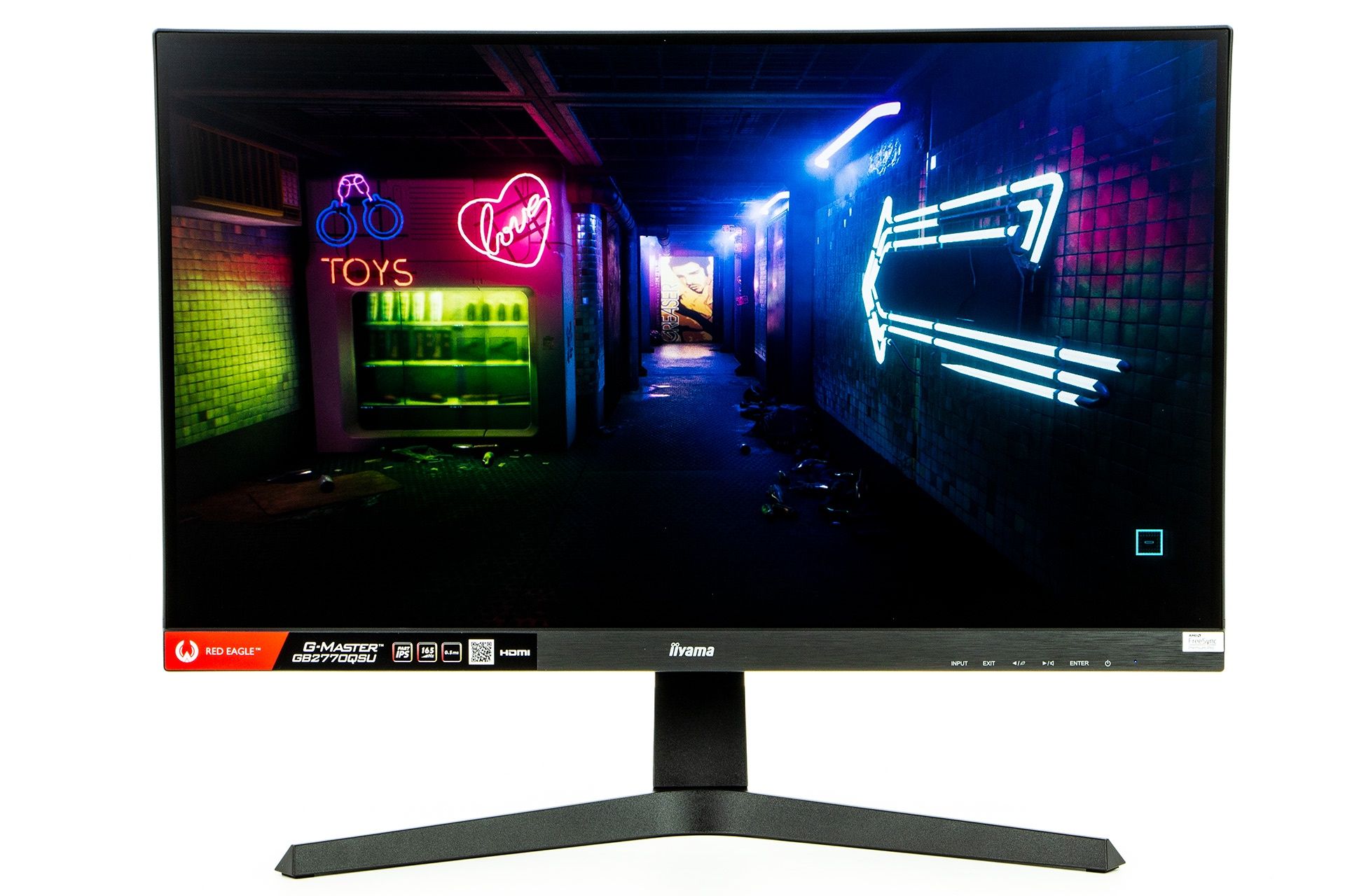 iiyama GB2770QSU - na wprost włączony