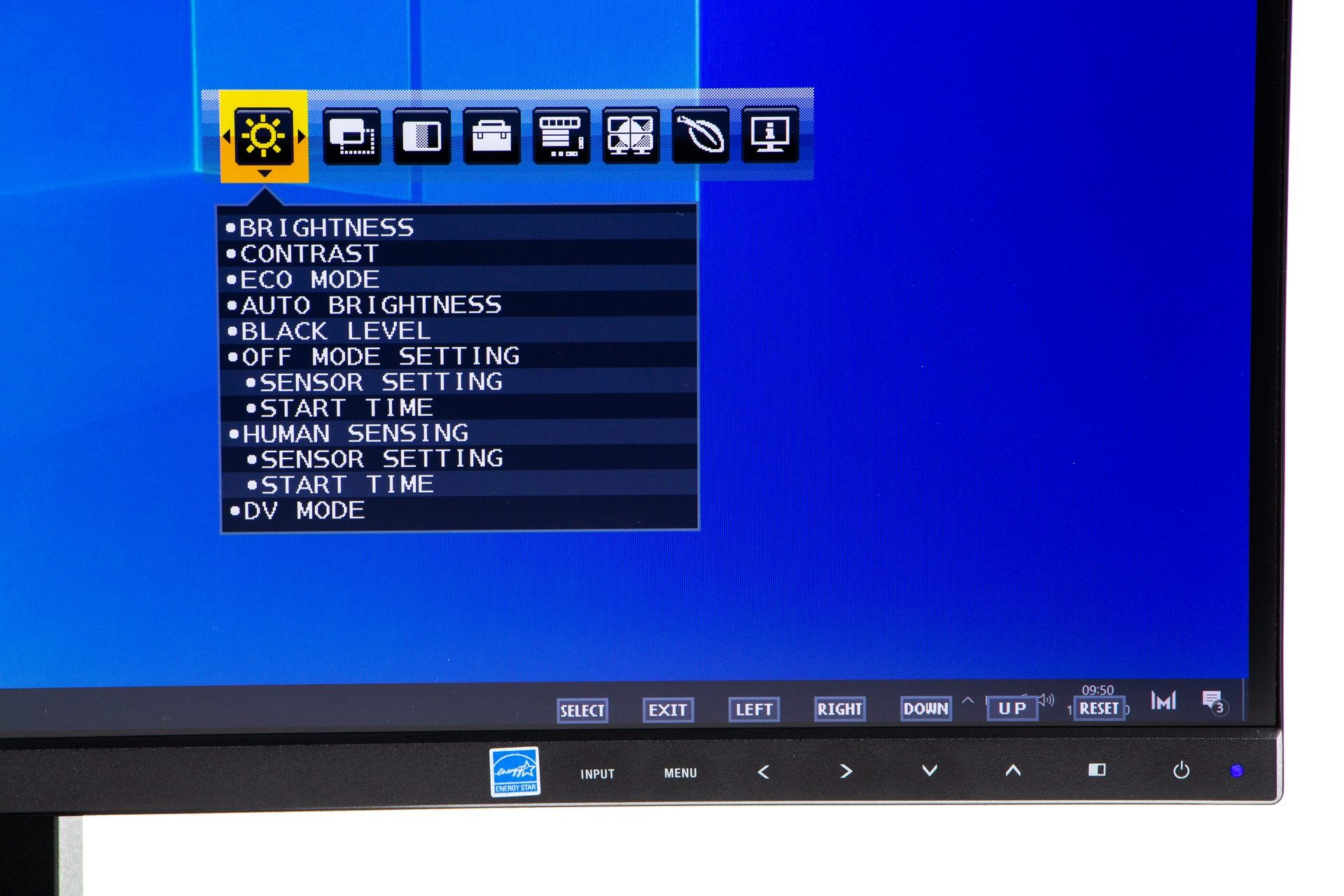 NEC MultiSync EA271U menu OSD
