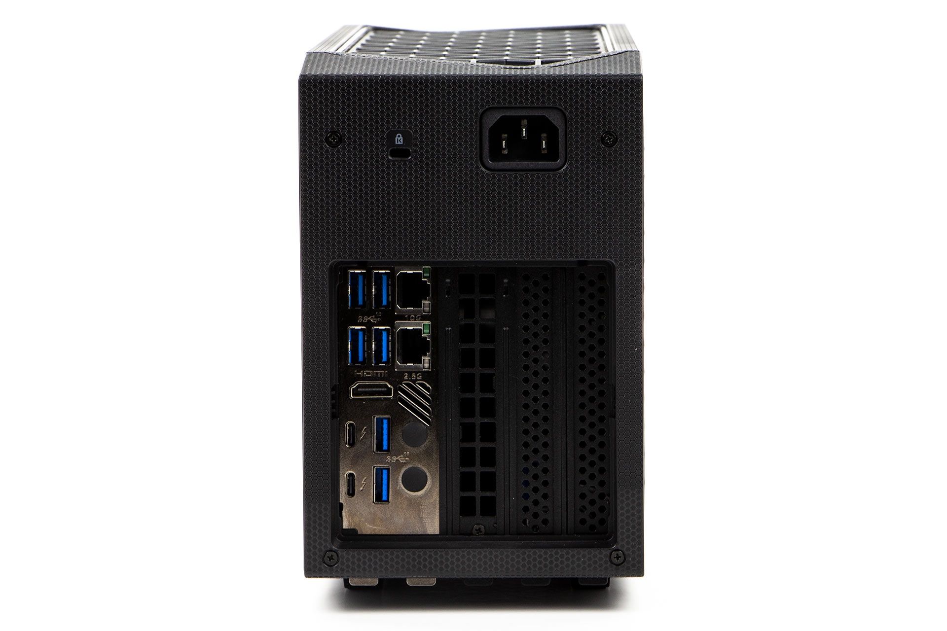 Intel NUC Extreme 12th - obudowa z tyłu