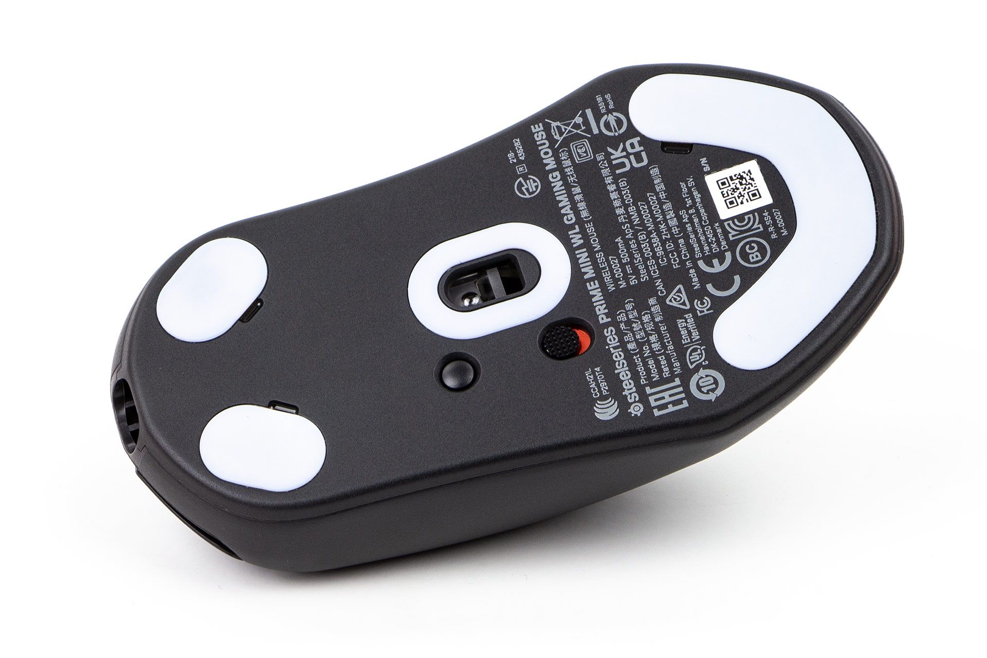 SteelSeries Prime Mini Wireless - spód myszki