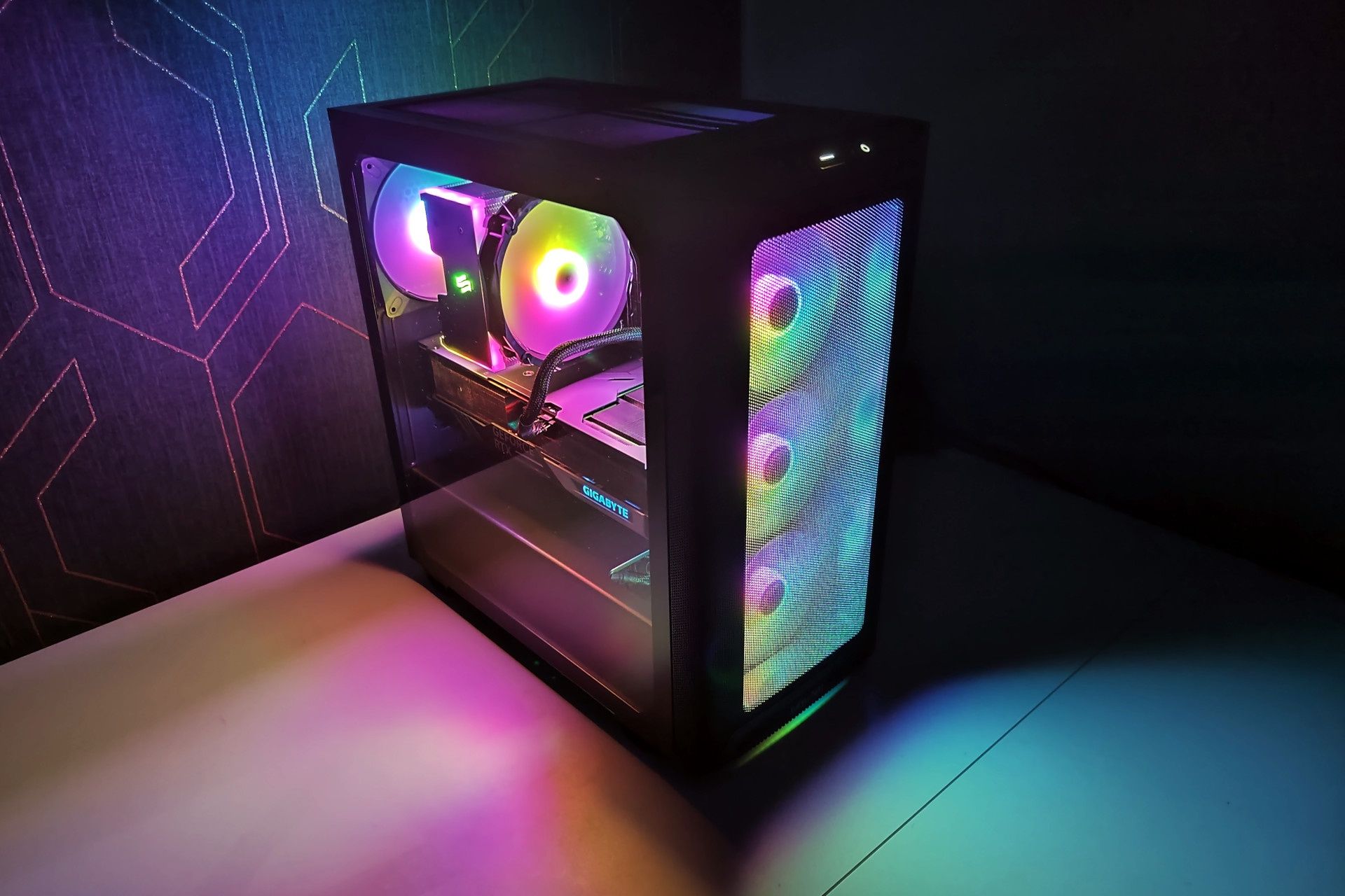 be quiet! Pure Base 501 LX - podświetlenie LED