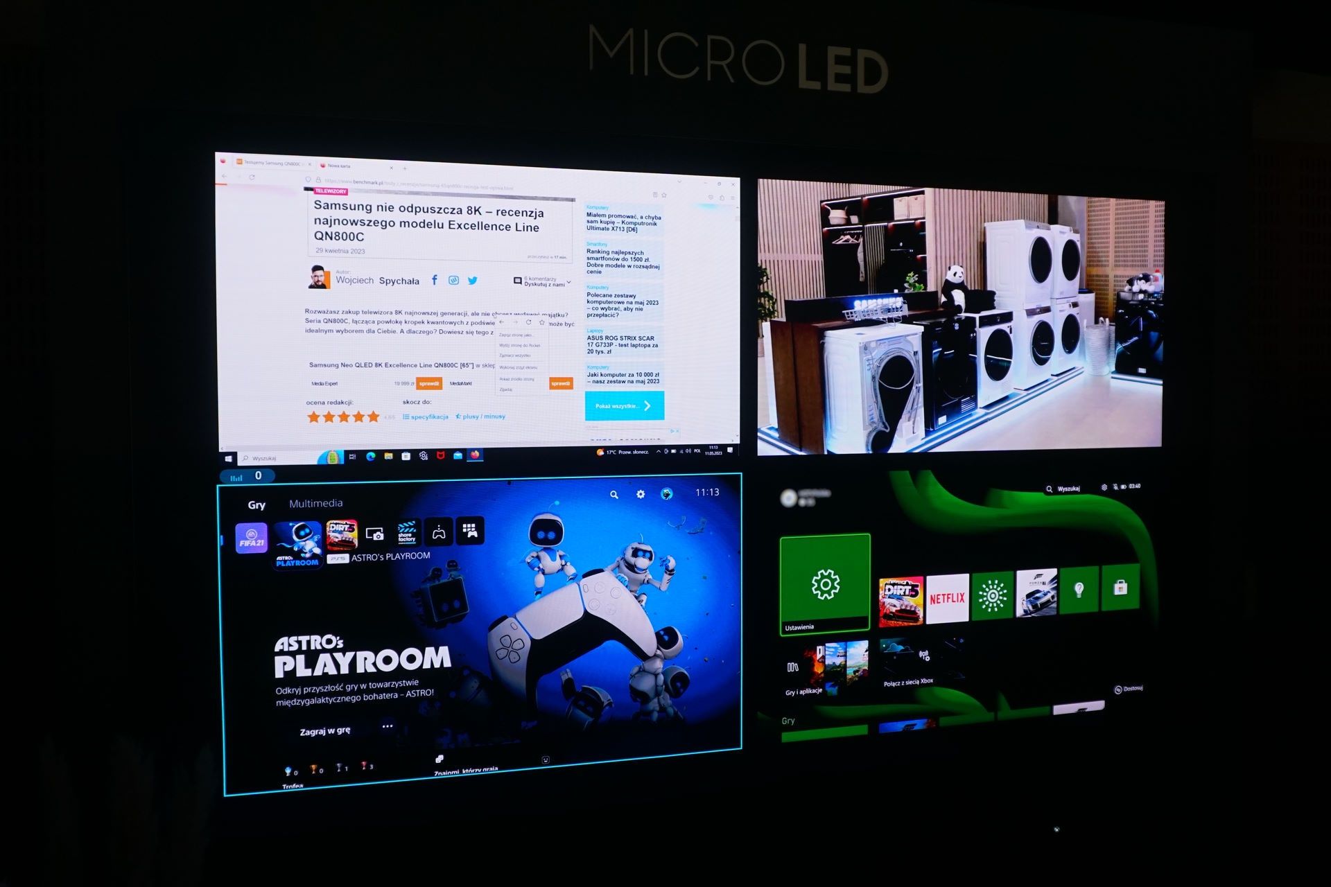 Samsung MICRO LED 110 - pbp