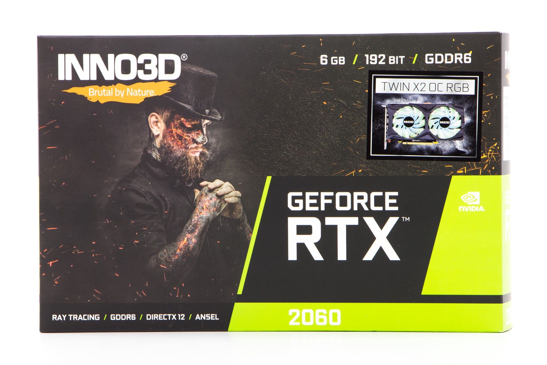 Inno3D GeForce RTX 2060 Twin X2 OC RGB - pudełko