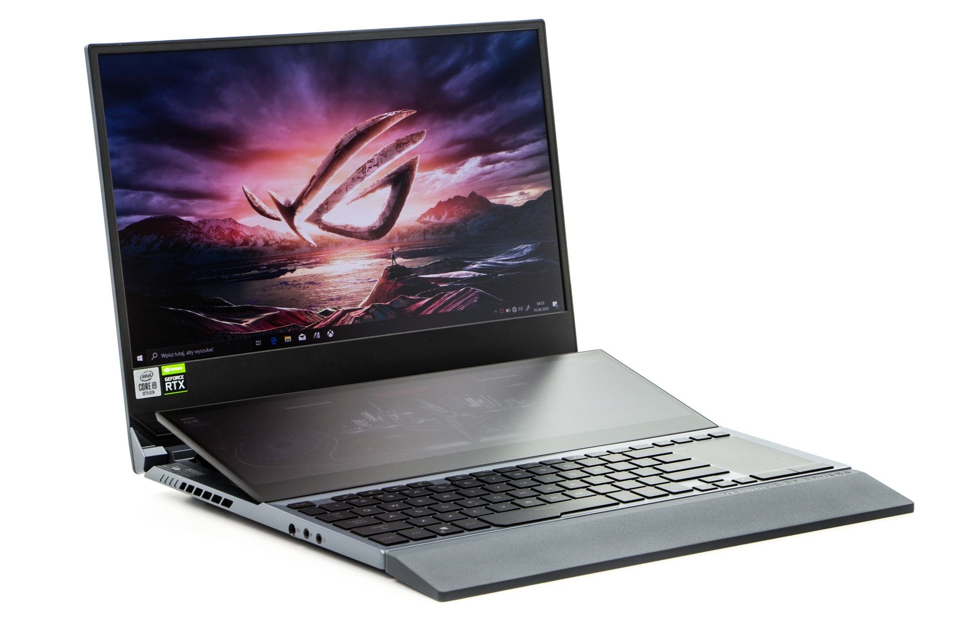 ASUS ROG Zephyrus Duo 15 GX550L - z podstawką pod nadgarstki