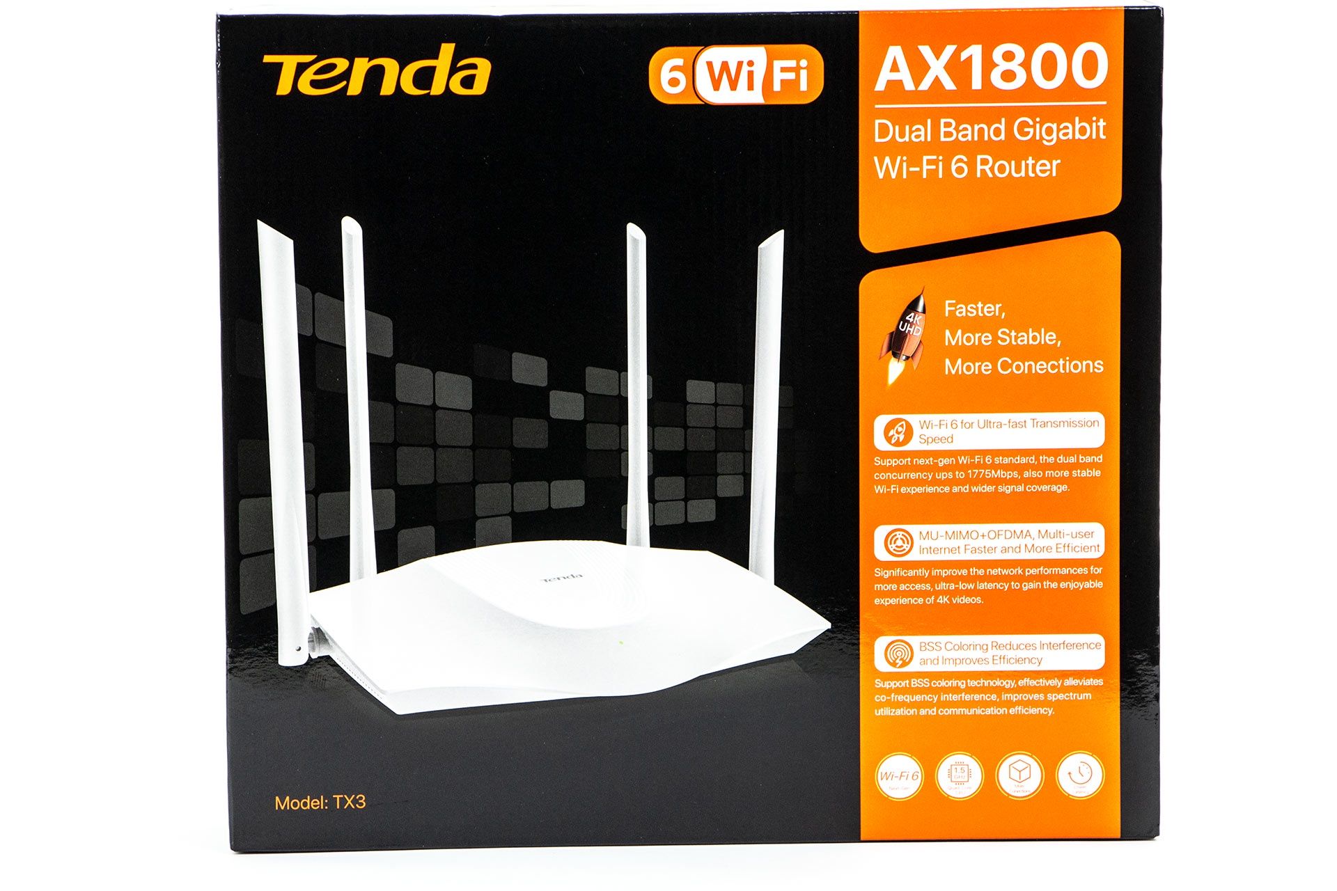 Tenda TX3 - kartonik