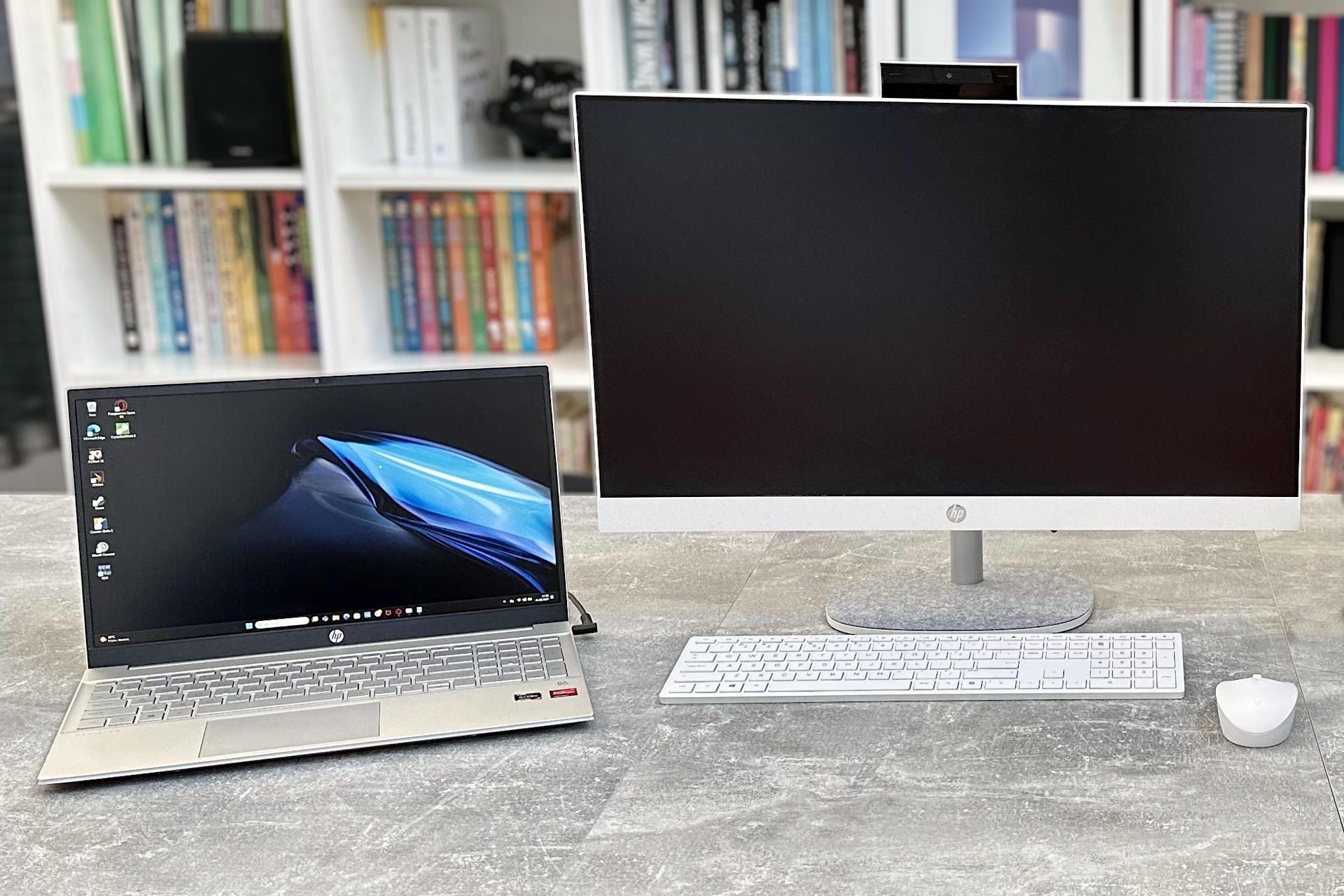 HP 27 AiO i Pavilion 15