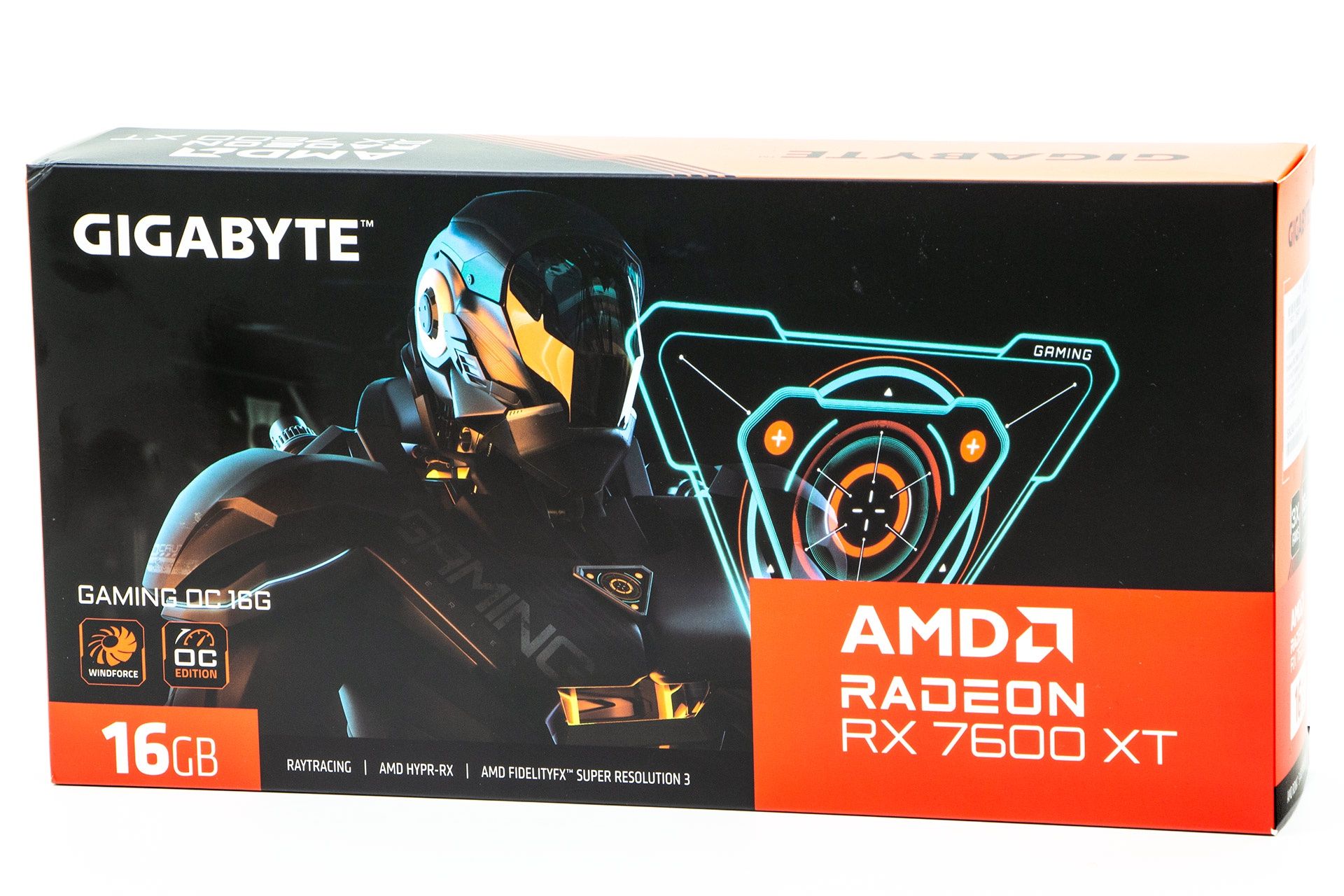 Gigabyte Radeon RX 7600 XT Gaming OC 16GB - opakowanie