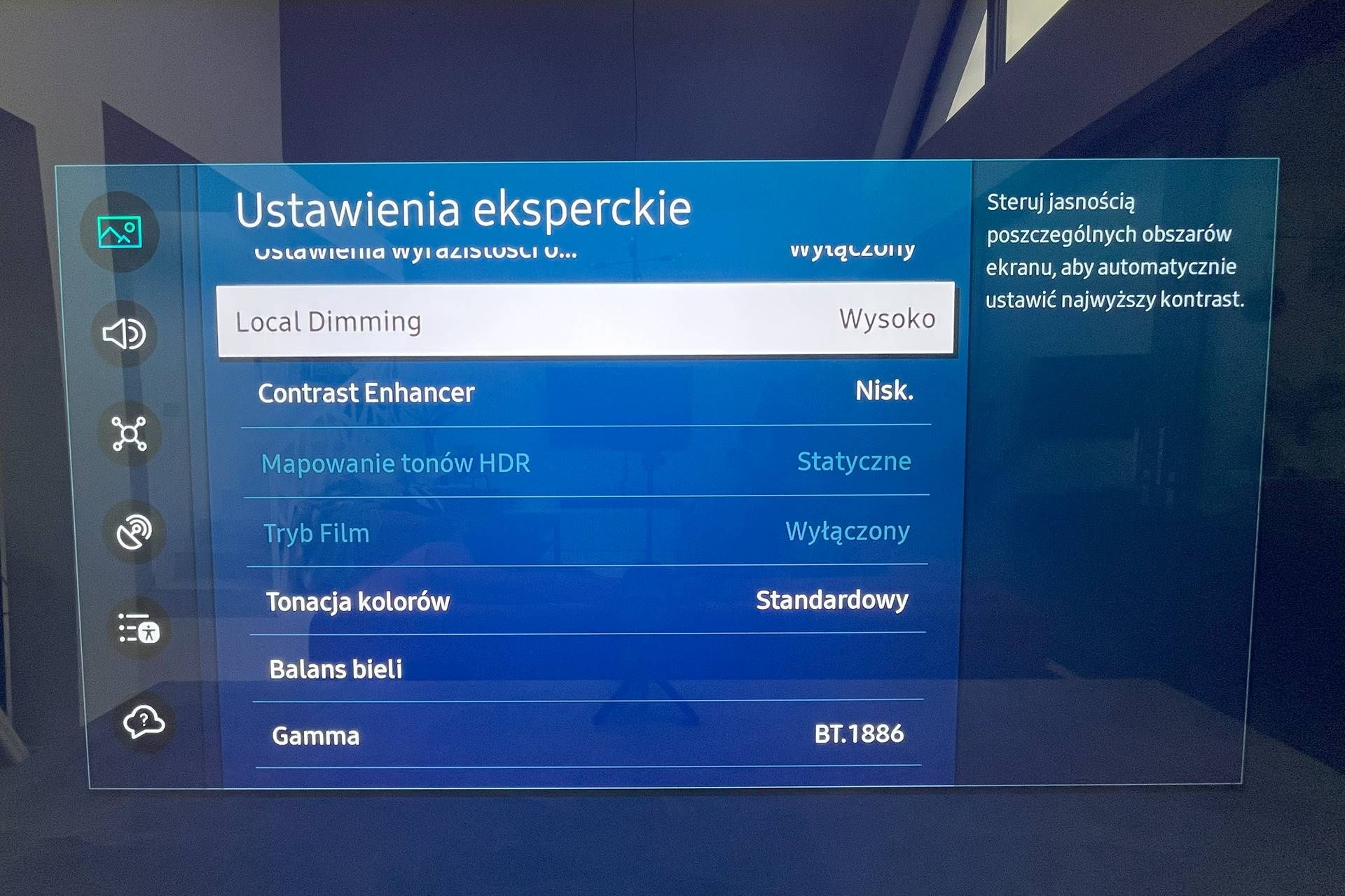 Samsung QN800C - Ustawienia obrazu 1