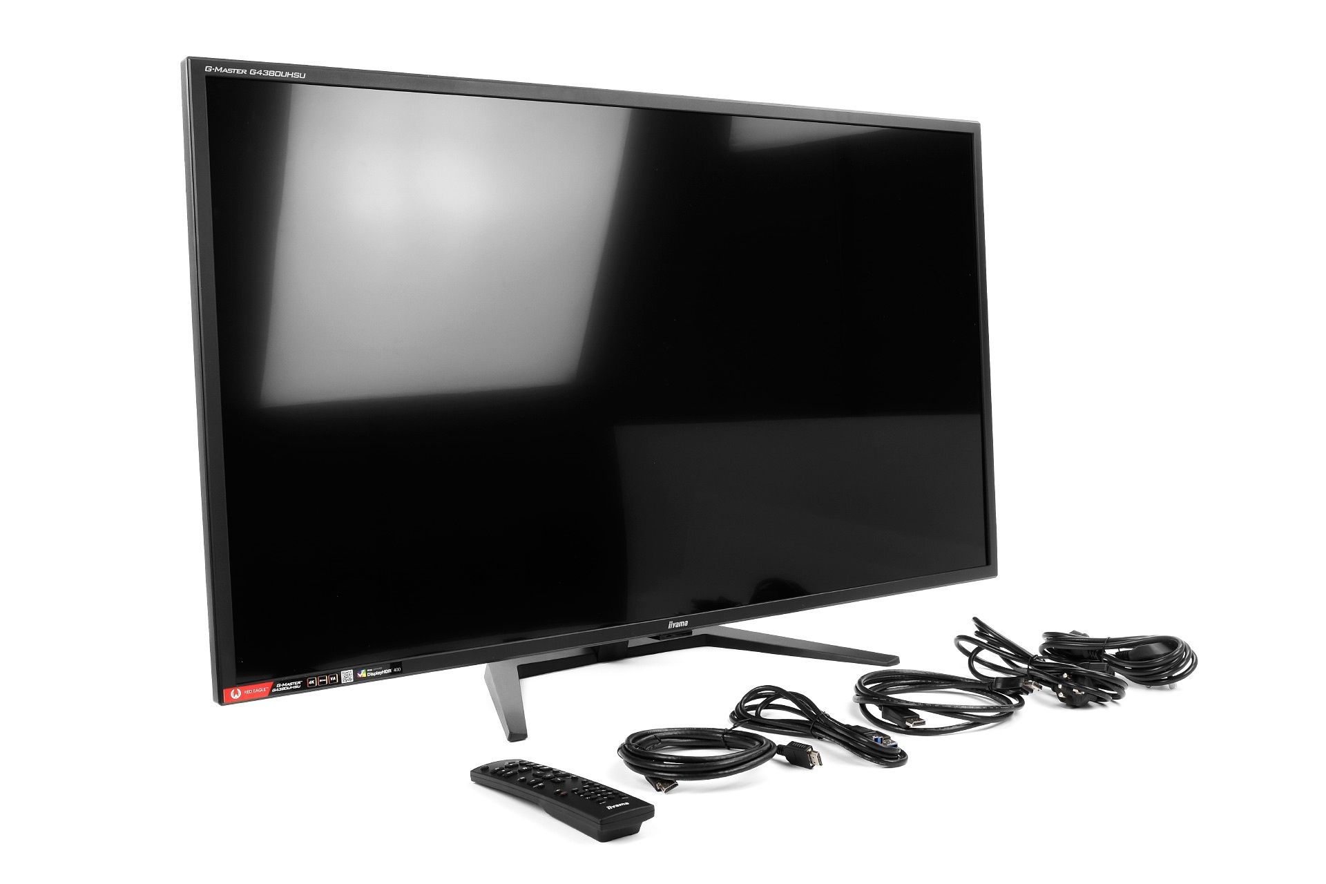 iiyama G-Master G4380UHSU Red Eagle - zawartość zestawu
