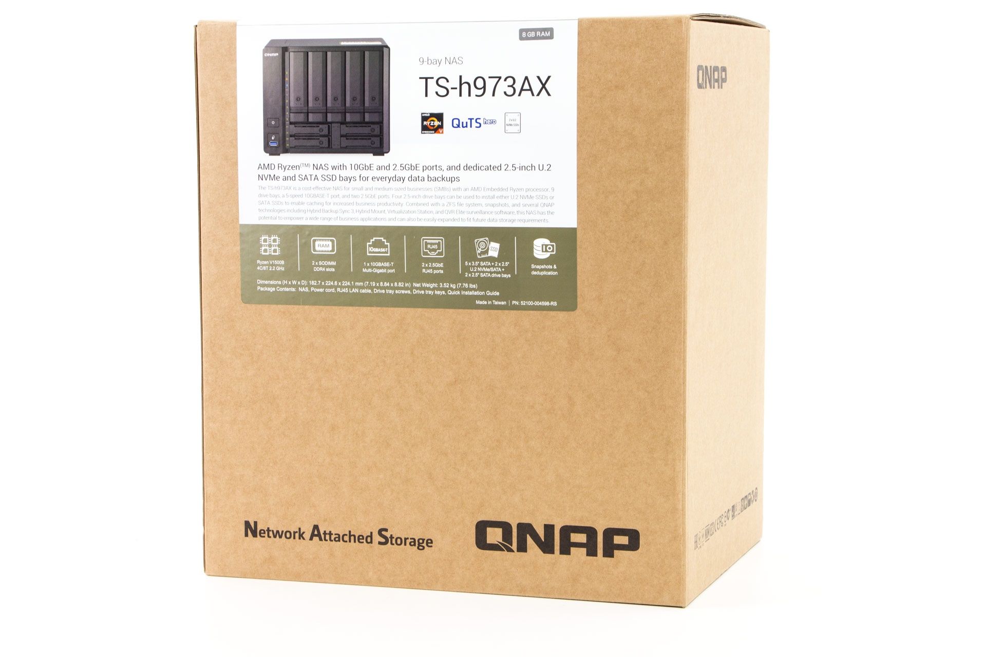 QNAP TS-h973AX - opakowanie