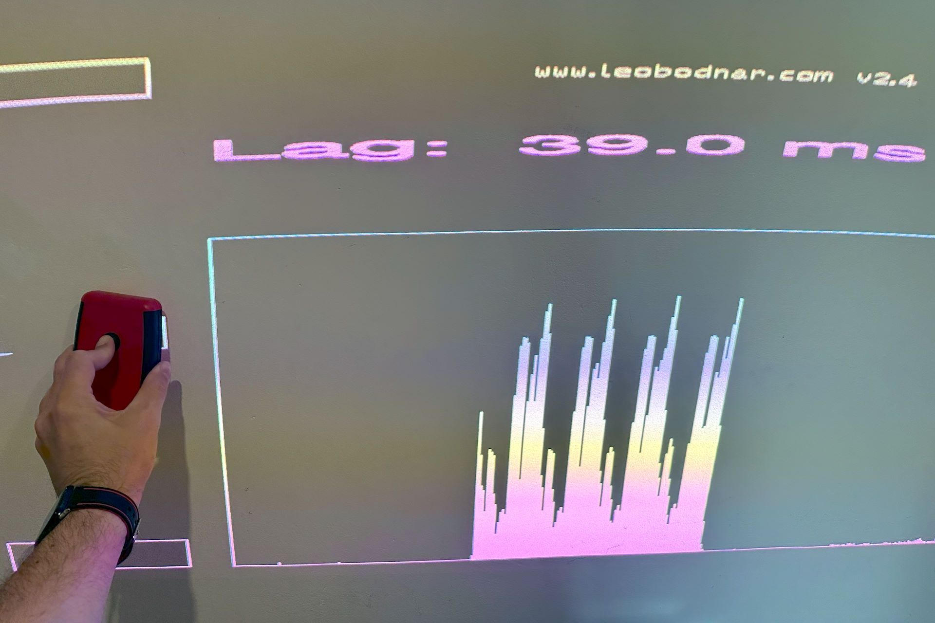 Hisense PX1-PRO - pomiar input lag