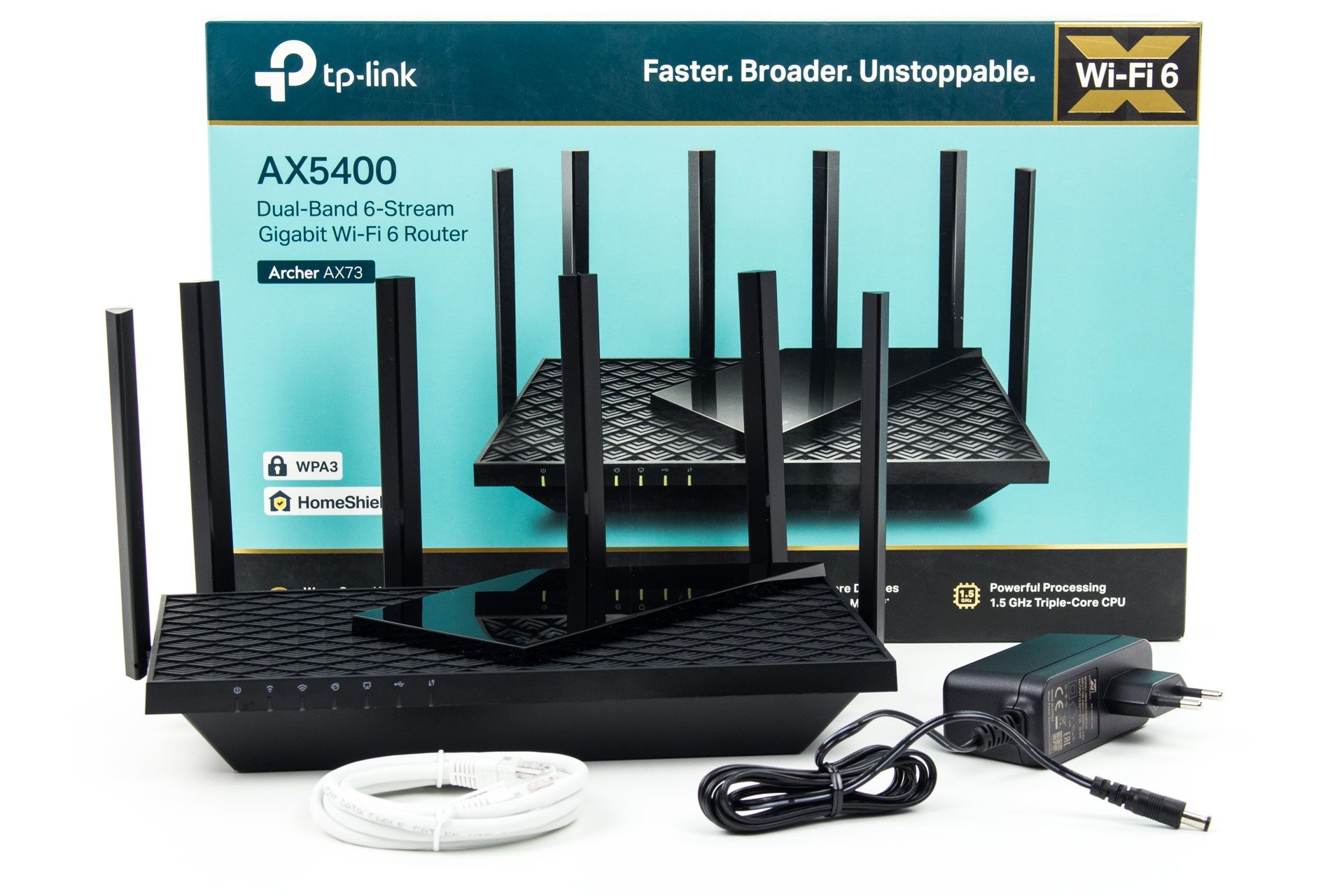 TP-Link Archer AX73 - zawartość opakowania