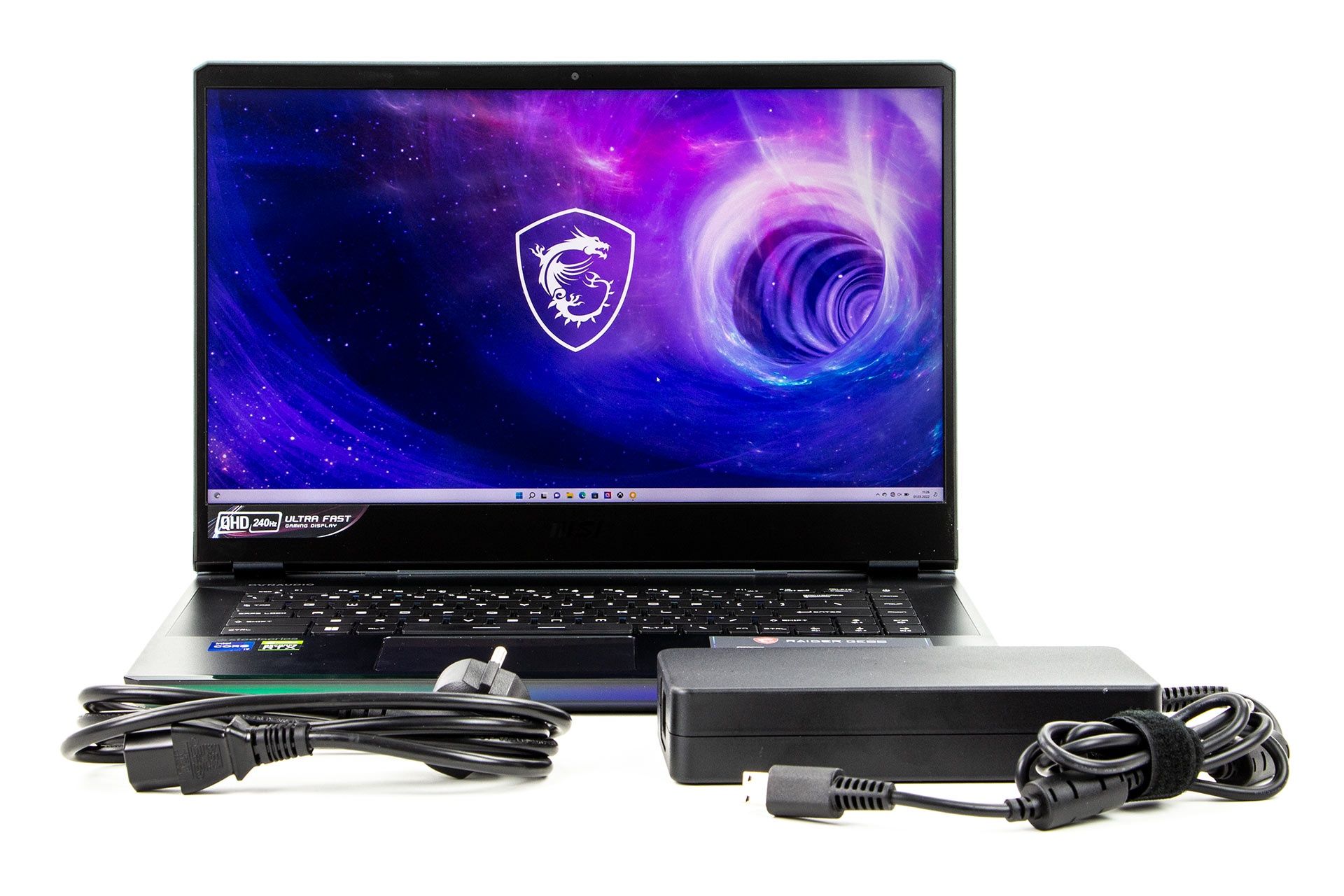 MSI Raider GE66-12UH - zawartość zestawu