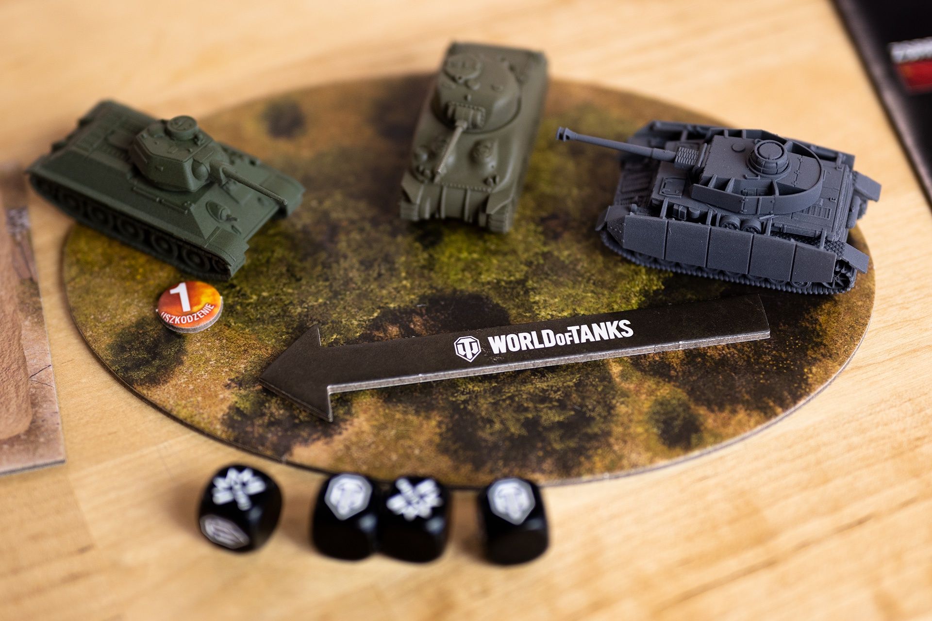 World of Tanks: Gra Figurkowa - czołgi, teren i miarka