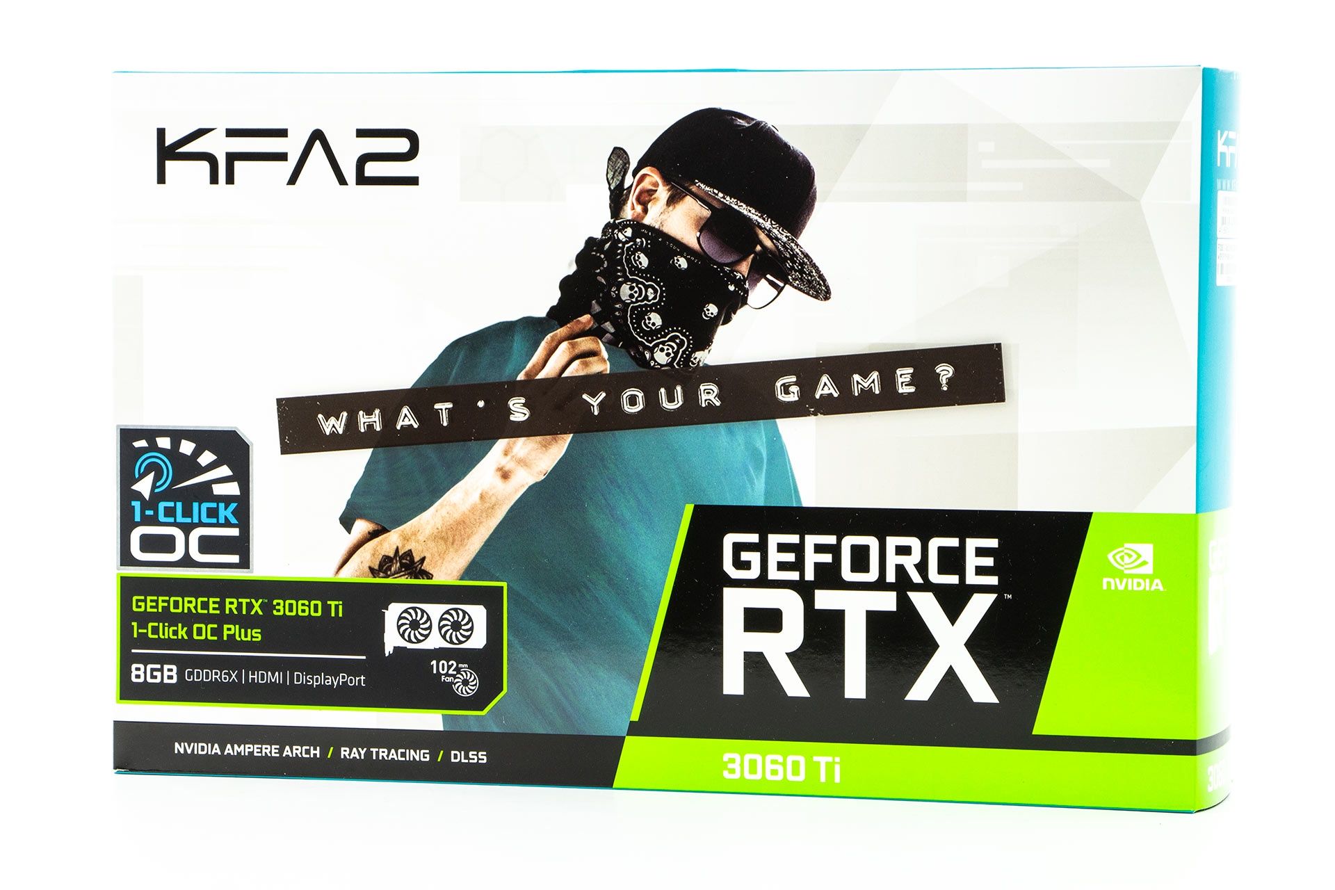 KFA2 GeForce RTX 3060 Ti 8 GB GDDR6X - pudełko