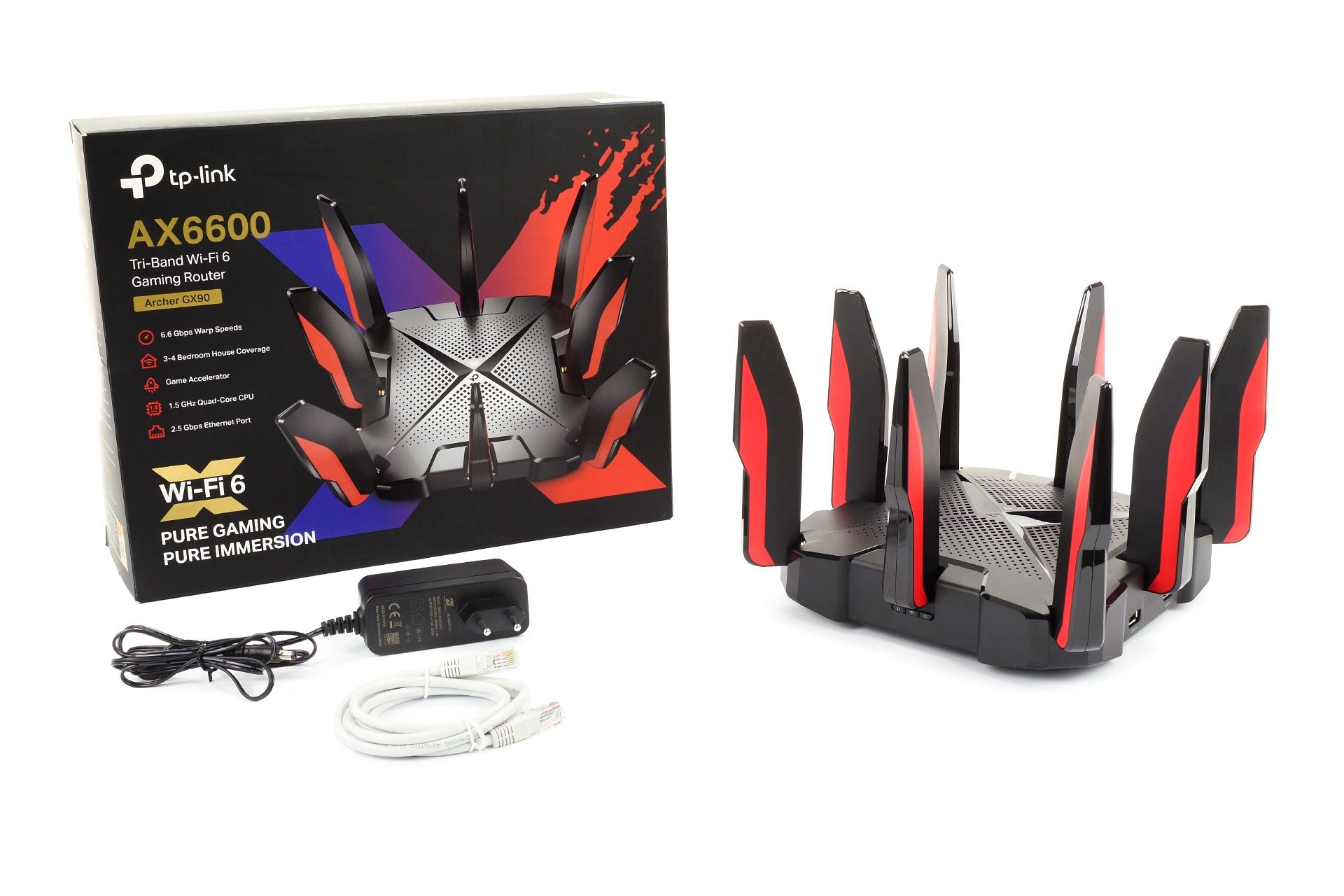 TP-Link Archer GX90 - zawartość zestawu