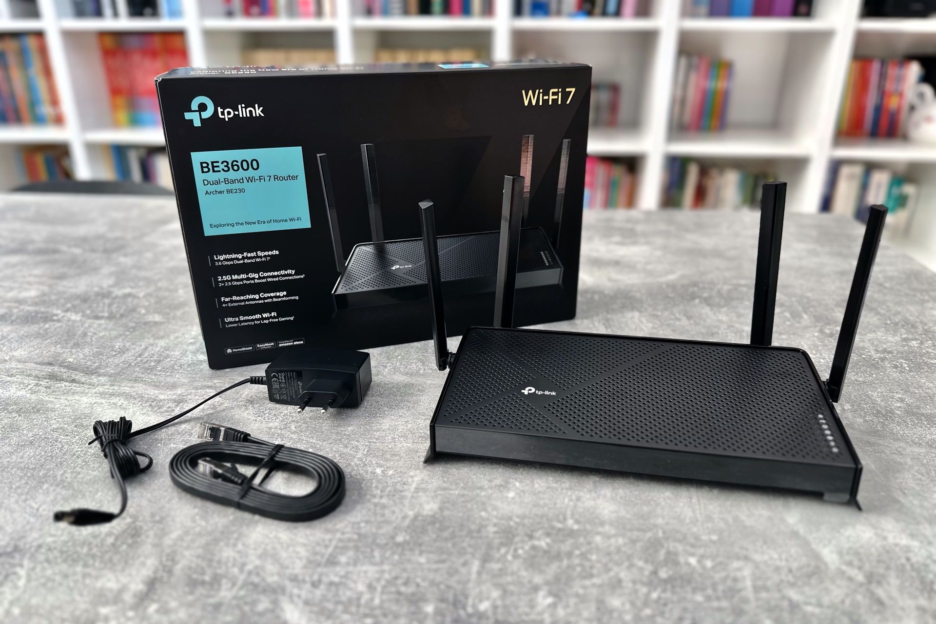 TP-Link Archer BE230 - zawartość zestawu