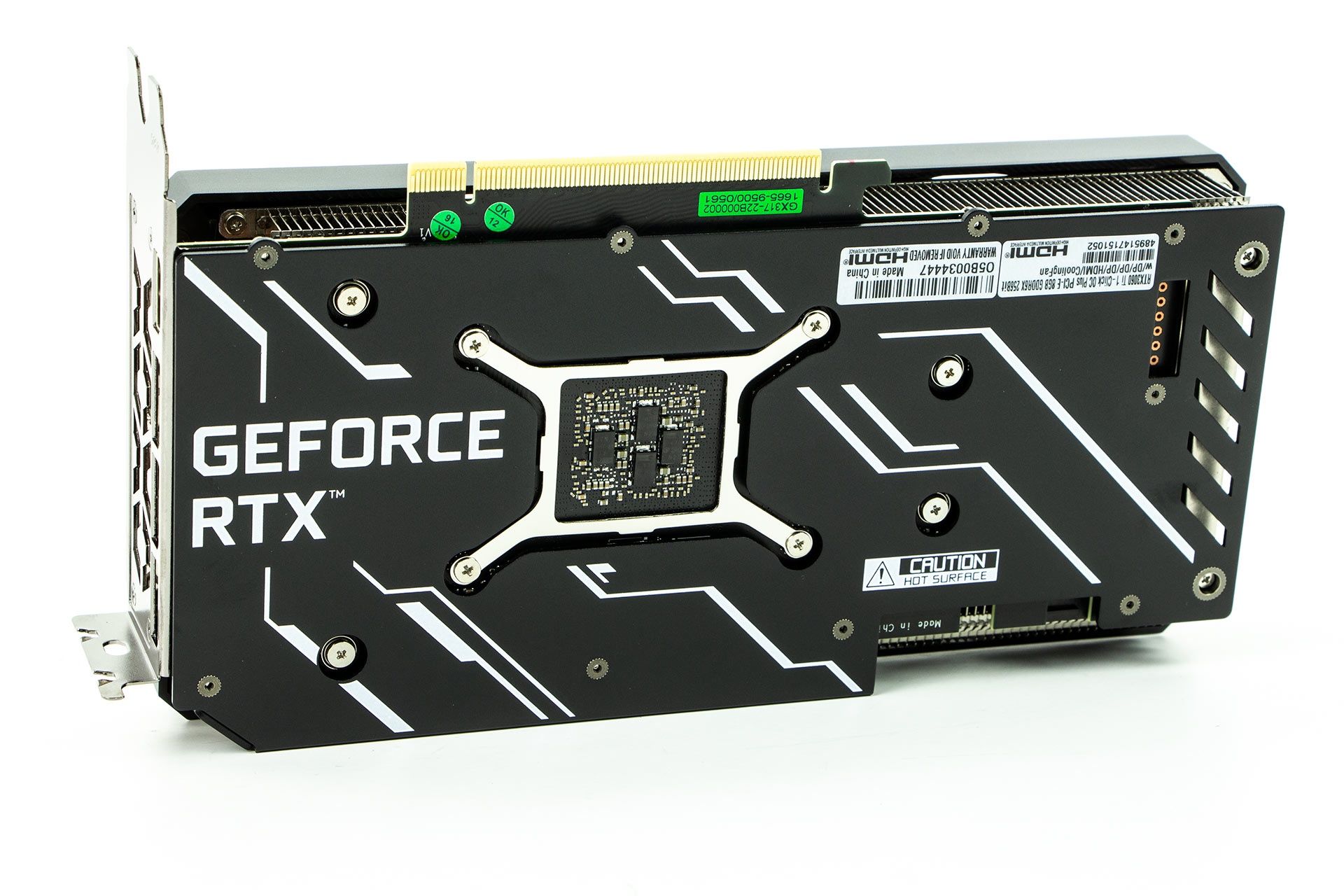KFA2 GeForce RTX 3060 Ti 8 GB GDDR6X - backplate