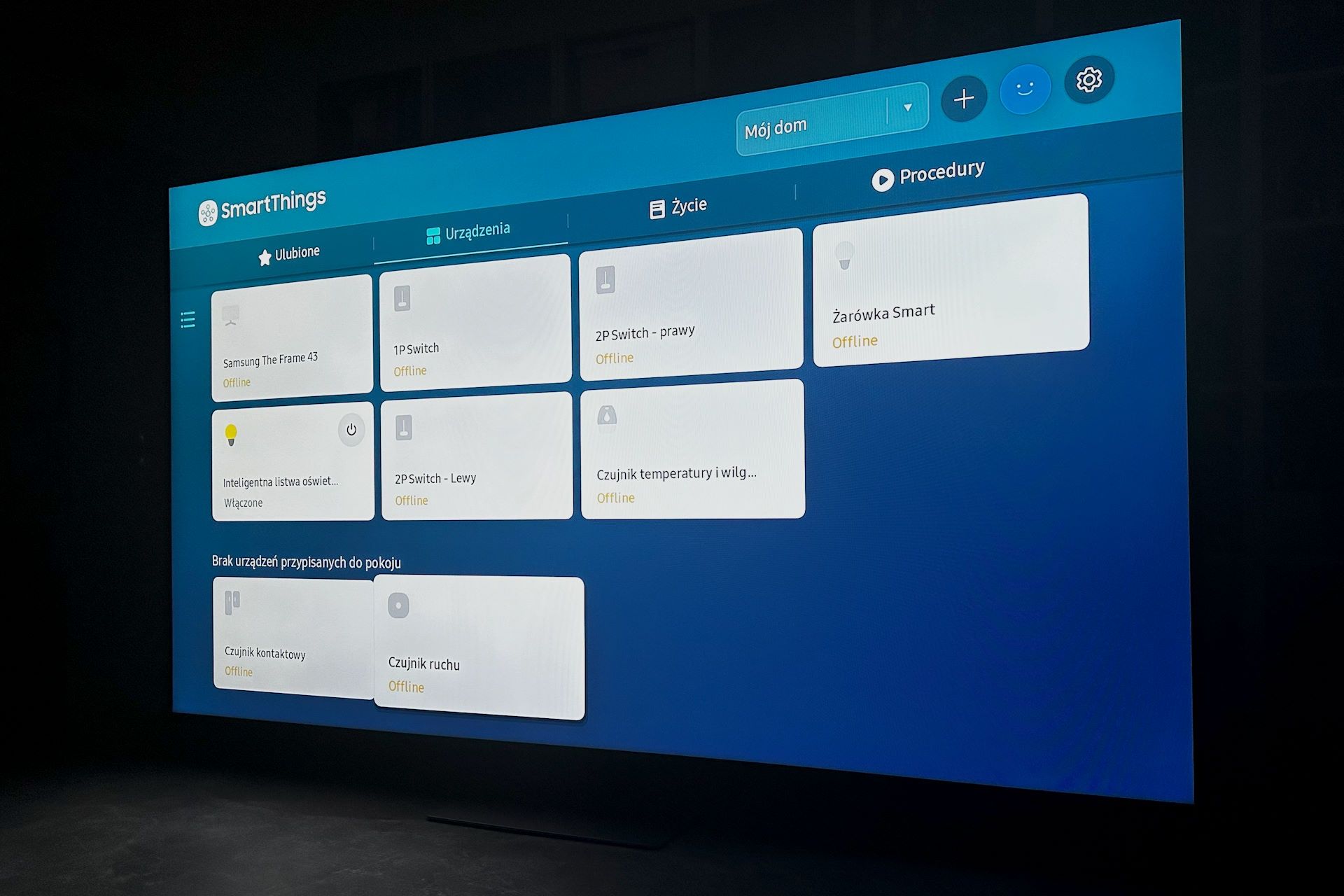 Samsung QLED 65Q77C - SmartThings w systemie Tizen 7
