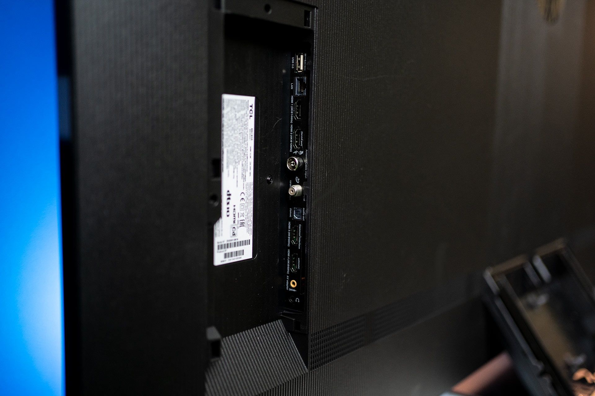 TCL 65C935 - złącza