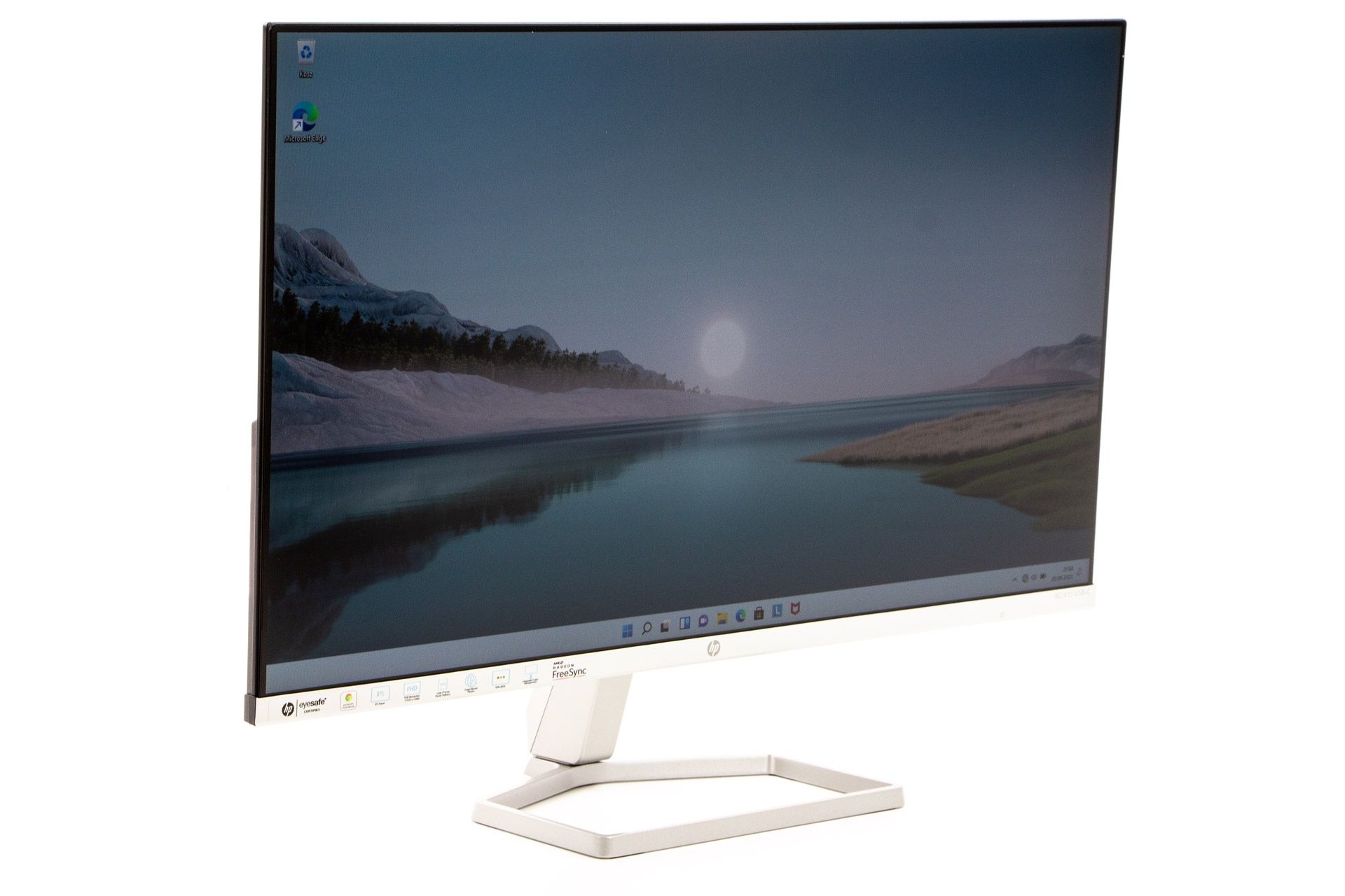 HP M24fd - tył z profilu