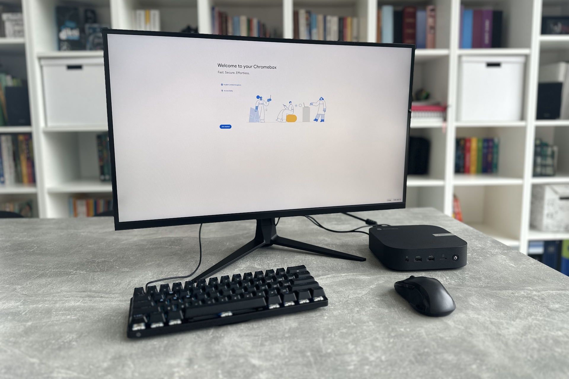 ASUS Chromebox 5 - pierwsze uruchomienie