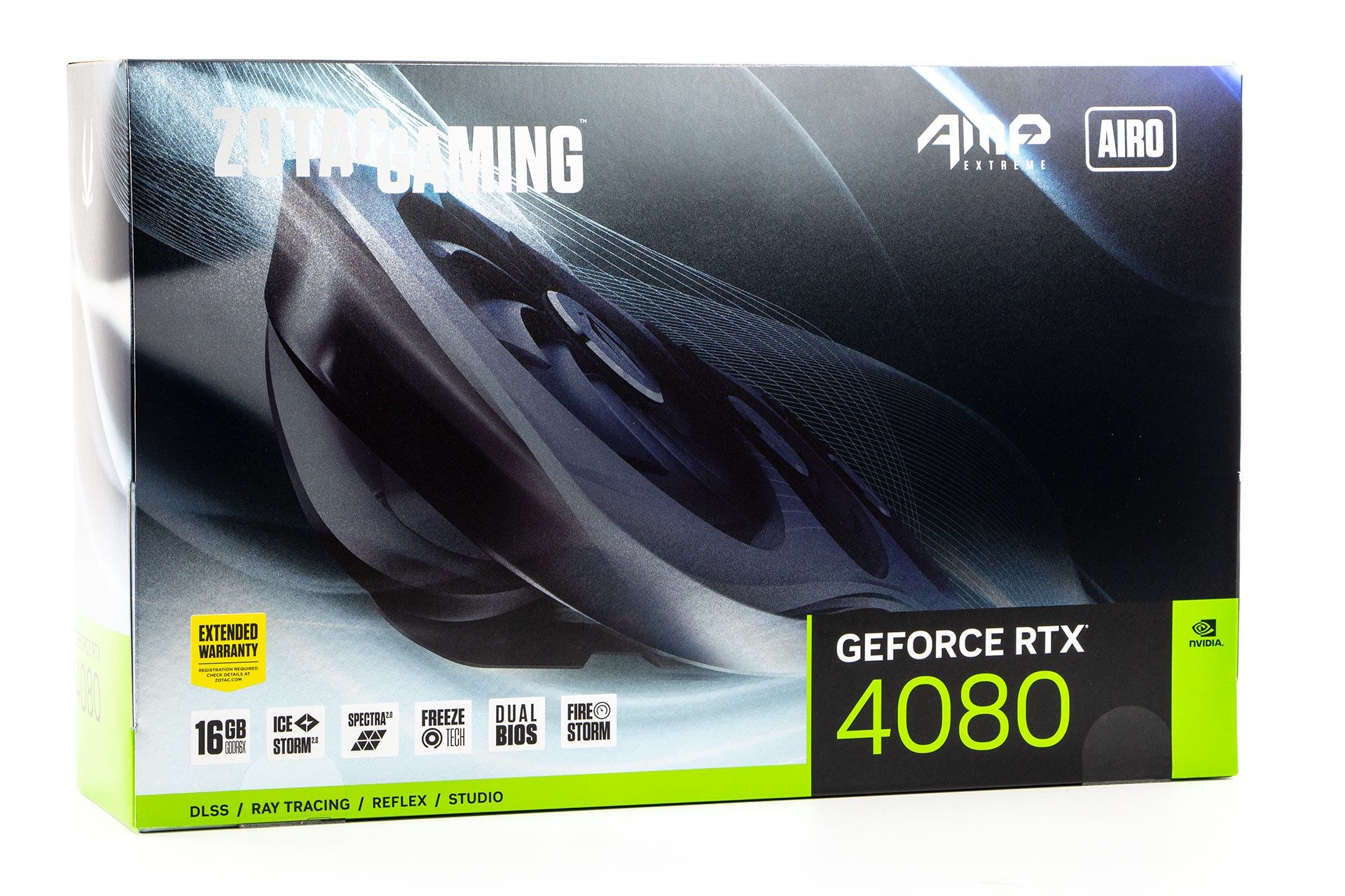 Zotac GeForce RTX 4080 AMP Extreme AIRO - opakowanie