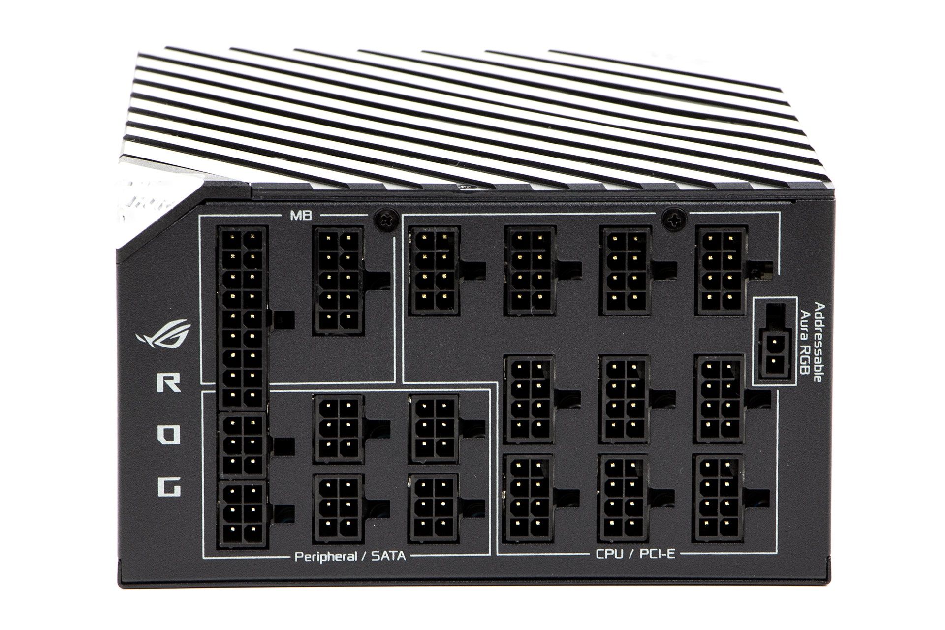 ASUS ROG THOR Titanium 1600 W - złacza modularne