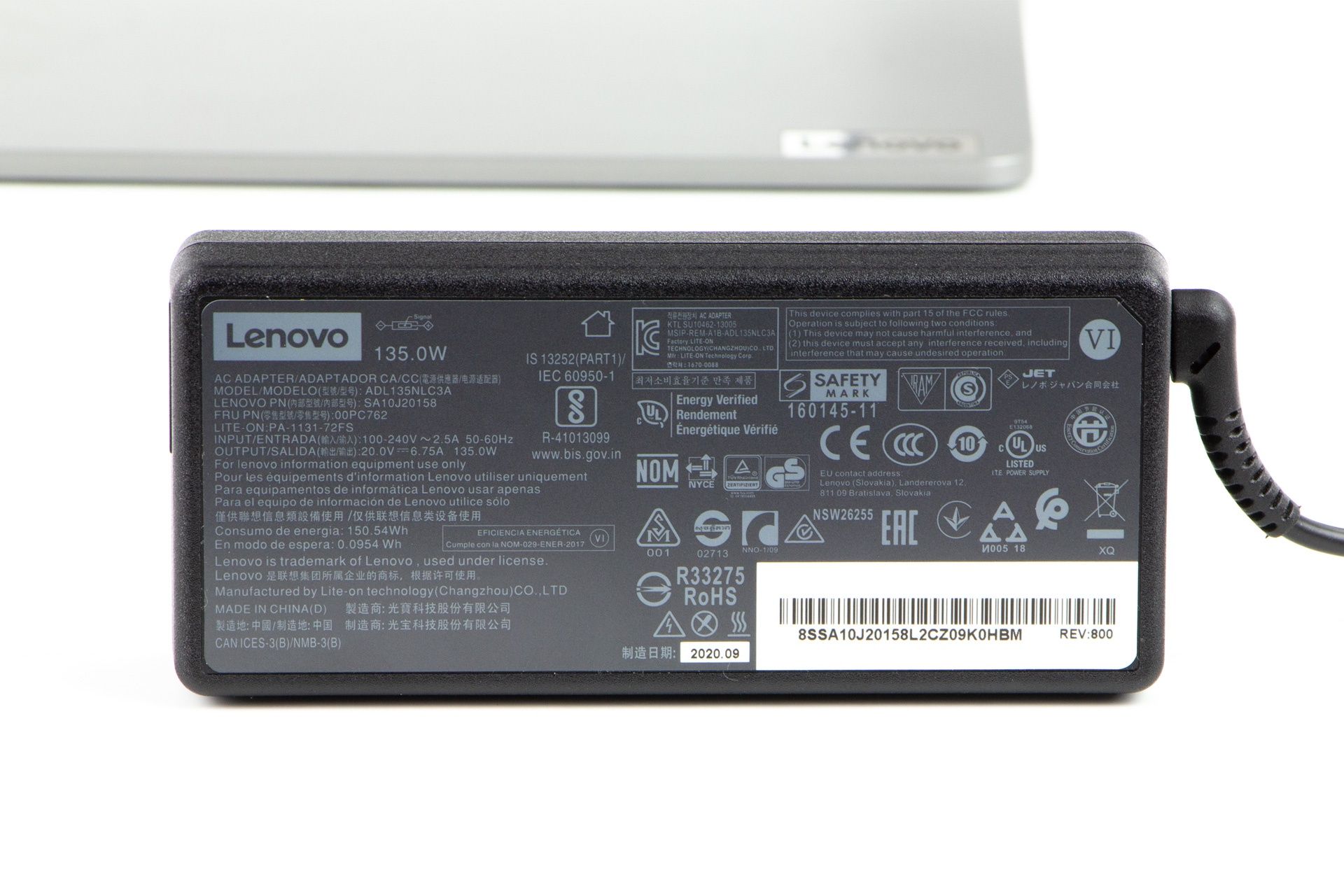 Lenovo Q27H-10 - zasilacz sieciowy 180 W