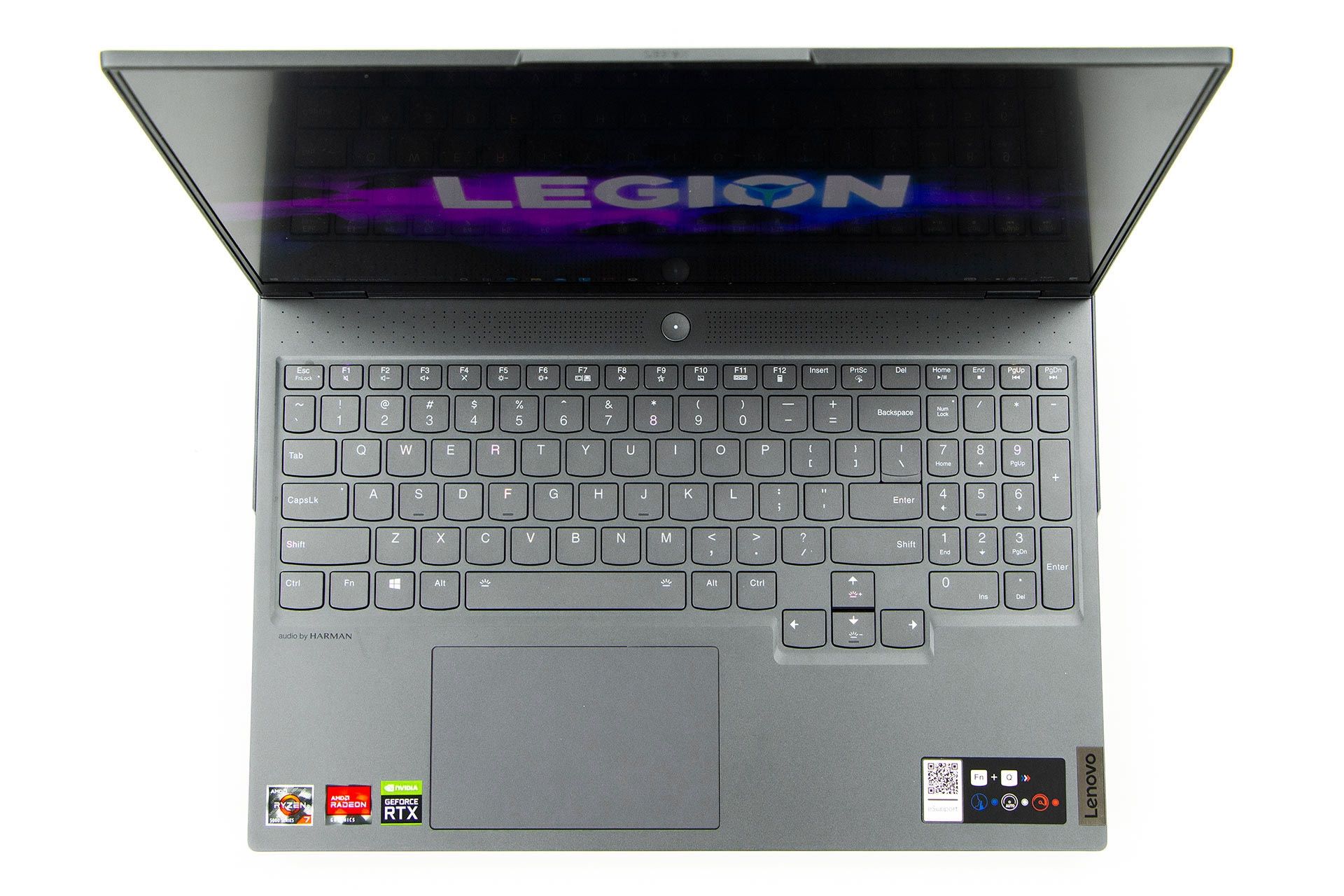 Lenovo Legion 7 z 2021 roku - z góry