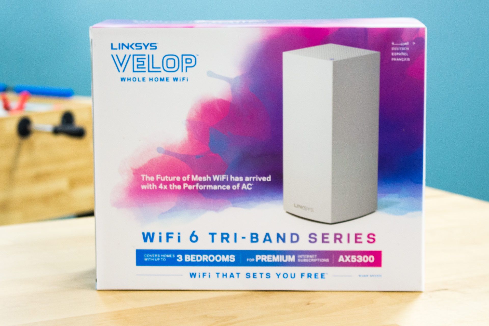Linksys Velop Whole Home Mesh WiFi 6 MX5300-EU - zdjęcie opakowania