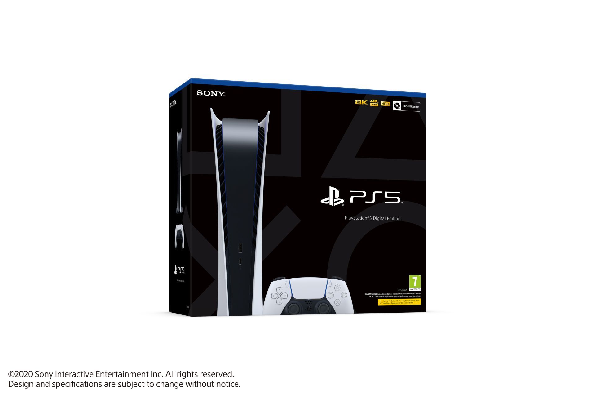 PS5 - pudełko z PlayStation 5 Digital Edition